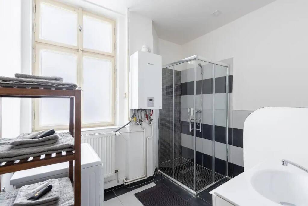 Spacious apartment with balcony at Wenceslas Sq