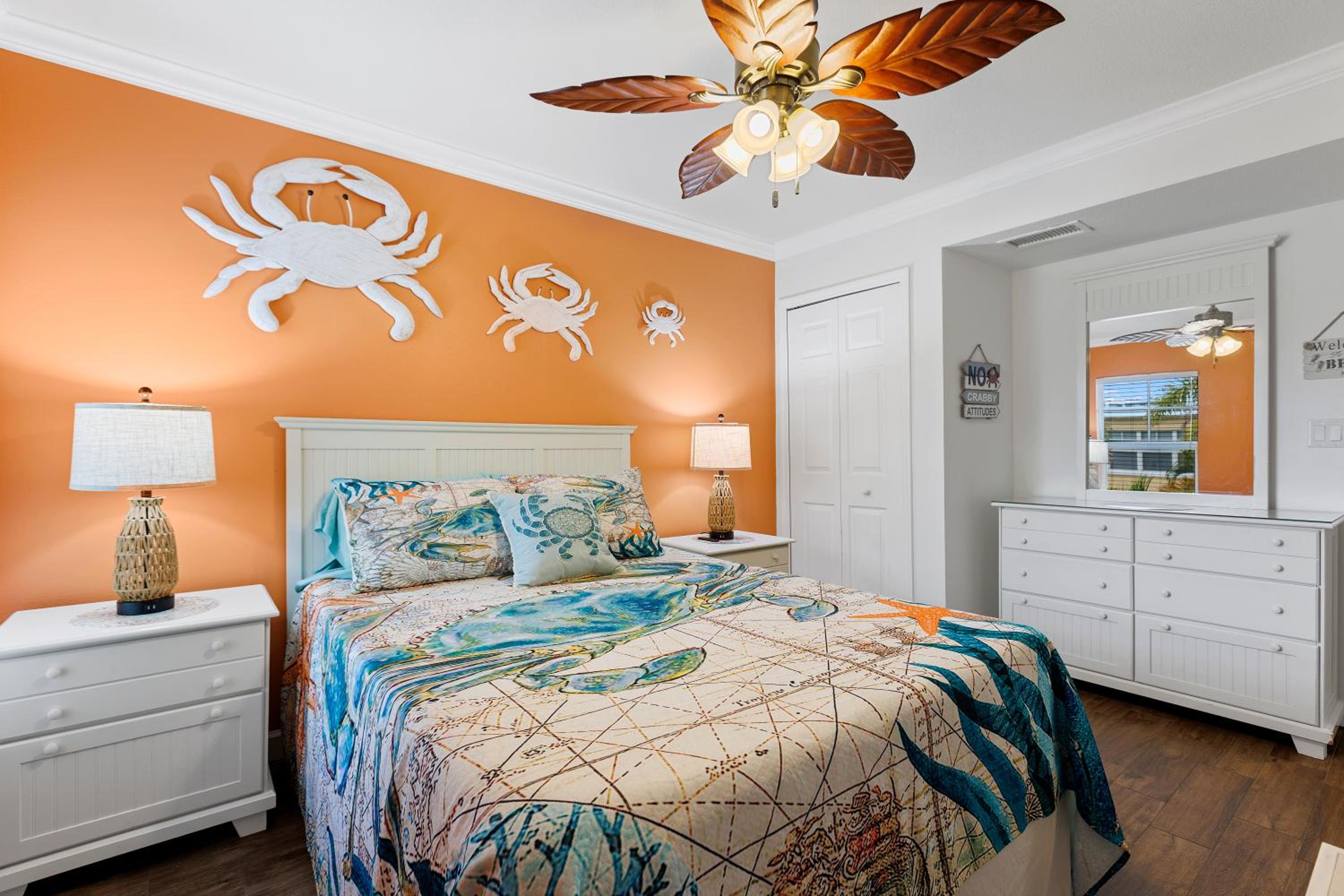 Tiki Blue Crab Cabana Beach Condo in Paradise