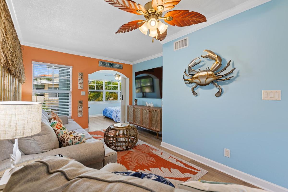 Tiki Blue Crab Cabana Beach Condo in Paradise