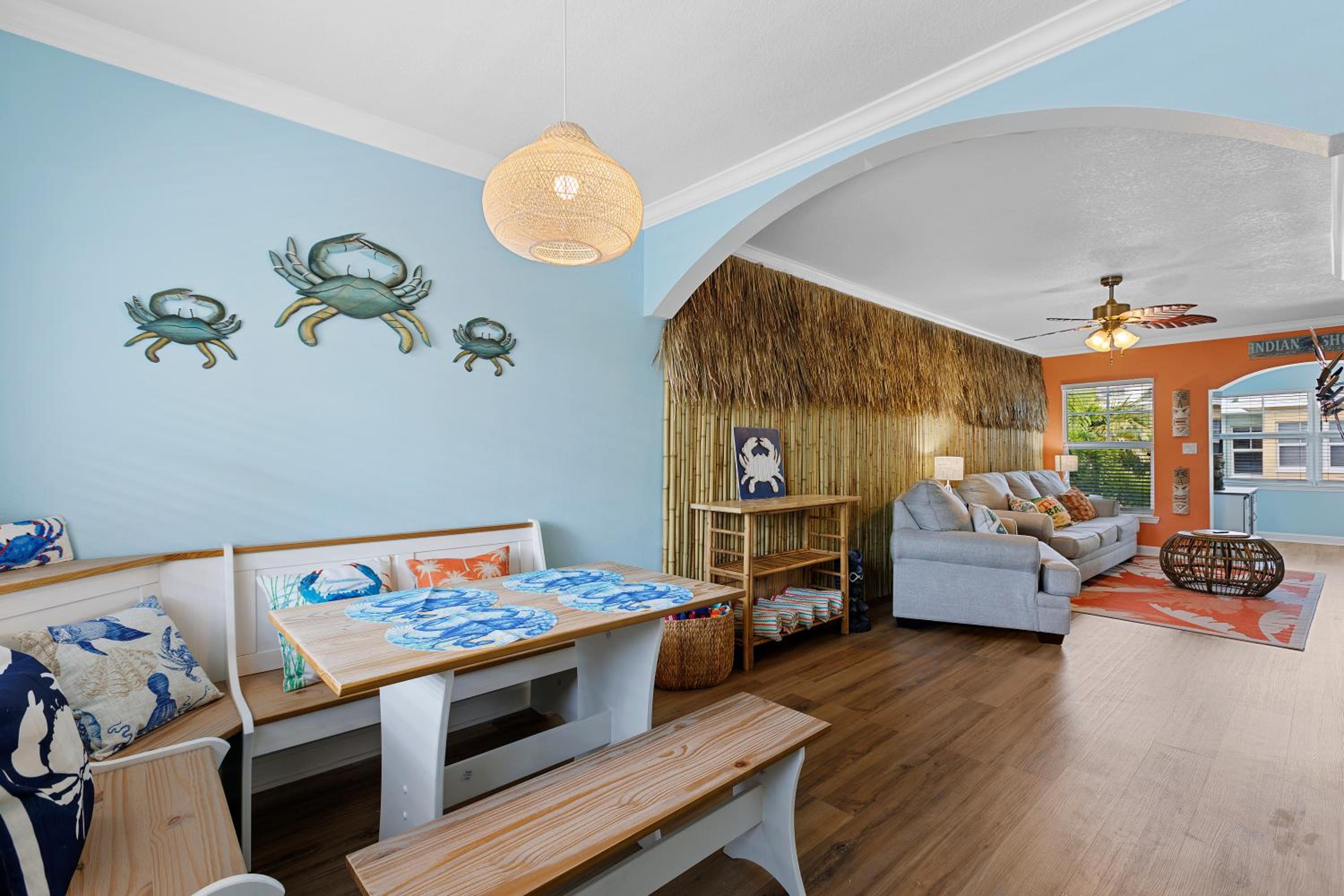 Tiki Blue Crab Cabana Beach Condo in Paradise