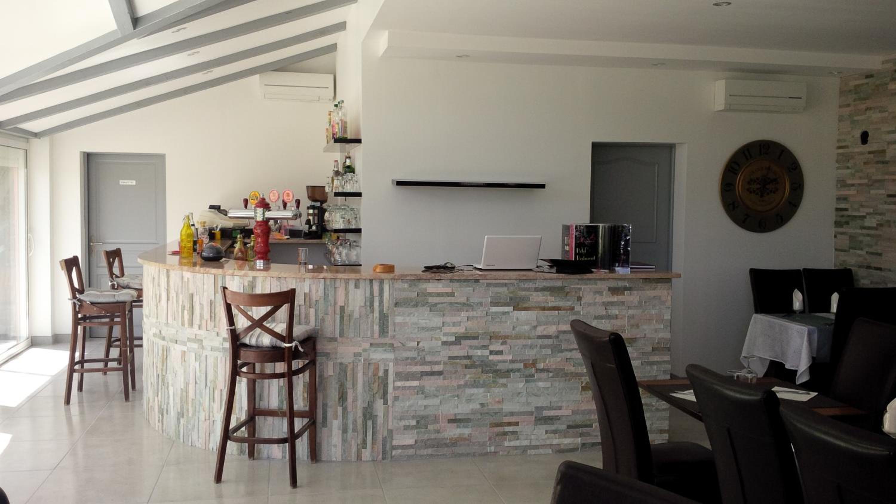 outdoor BBQ area