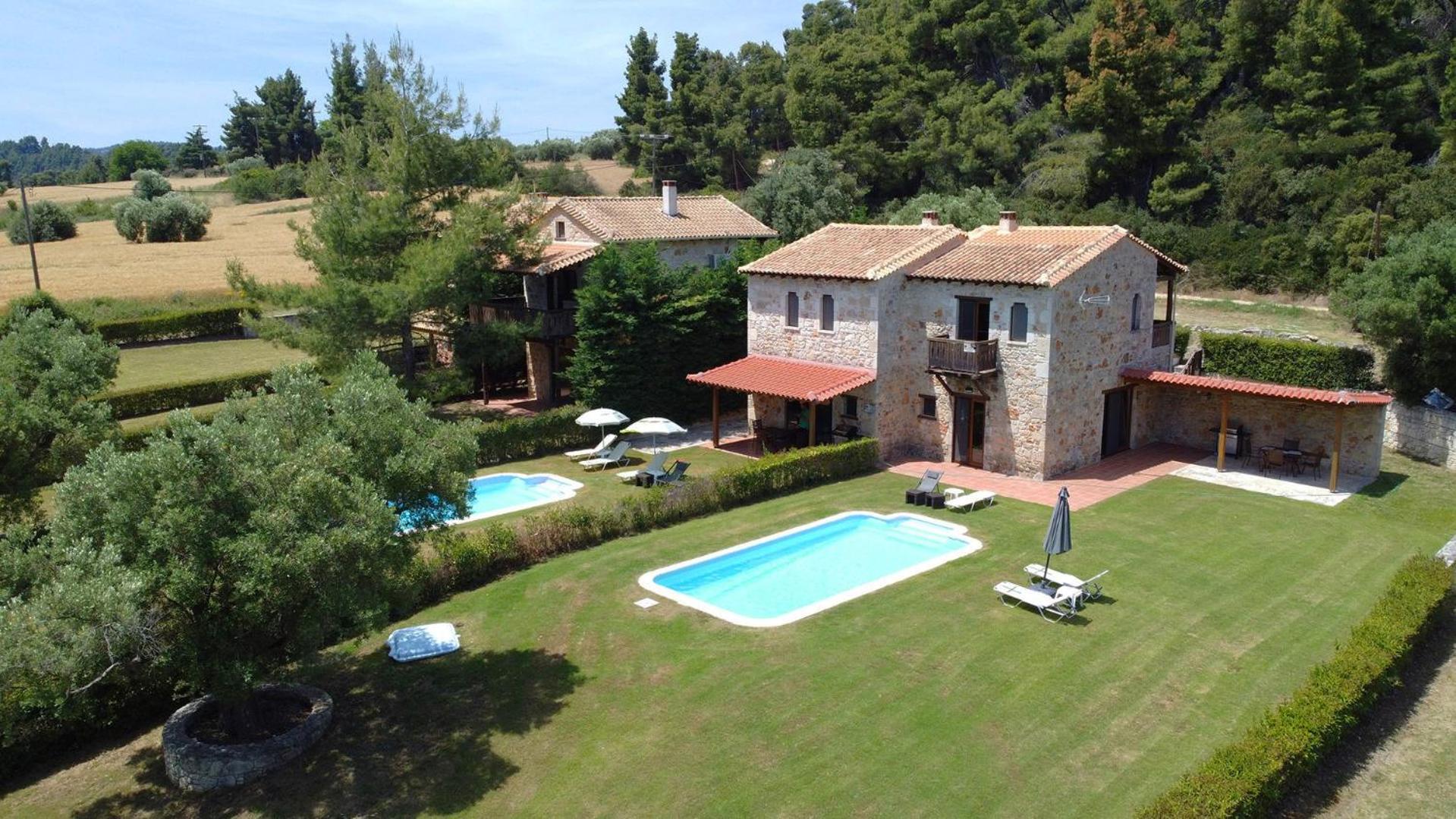 Stone Made Private Pool Villas Kriopigi view 2
