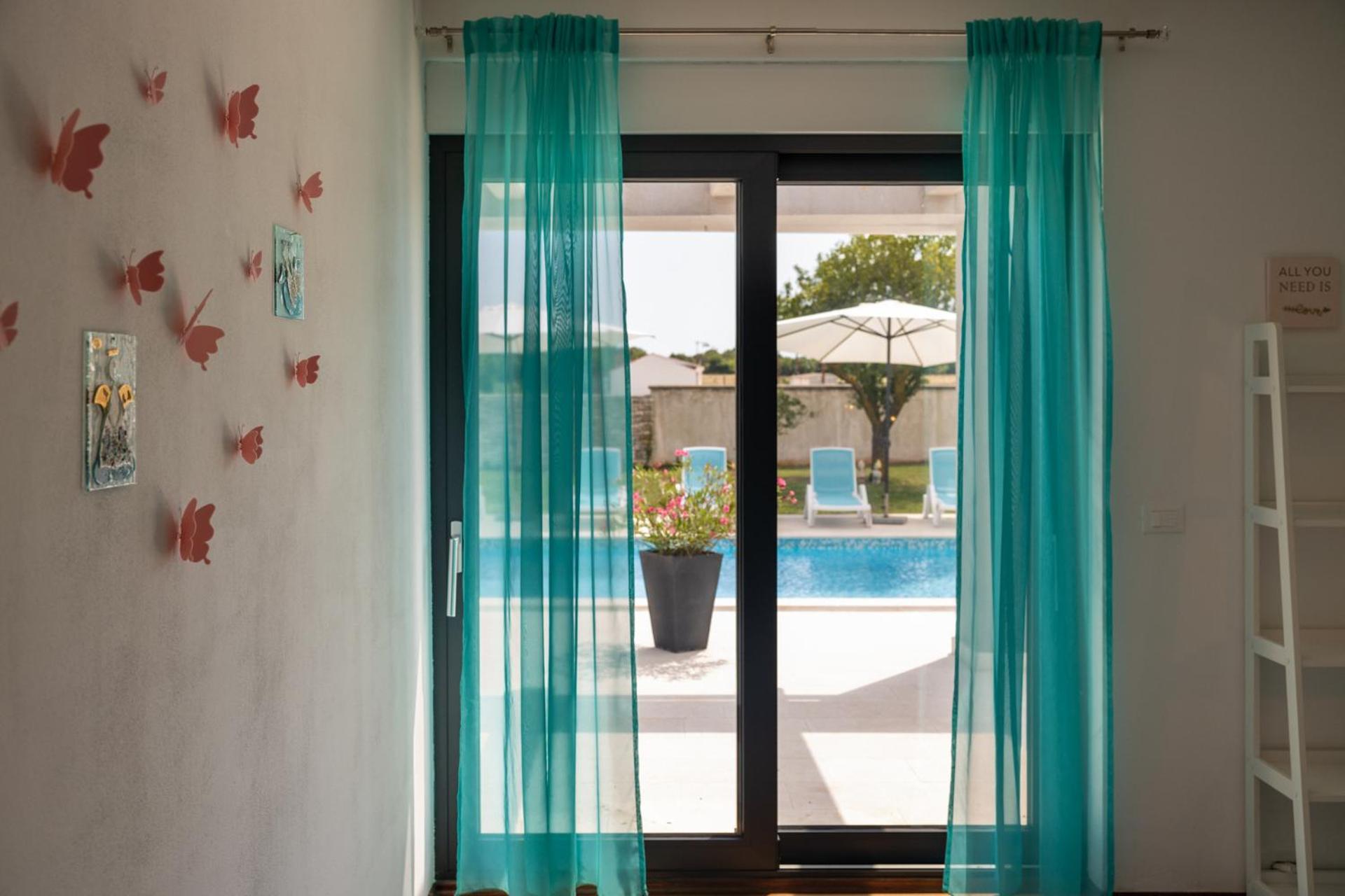 Beautiful villa Eva with private pool near the beach view 2