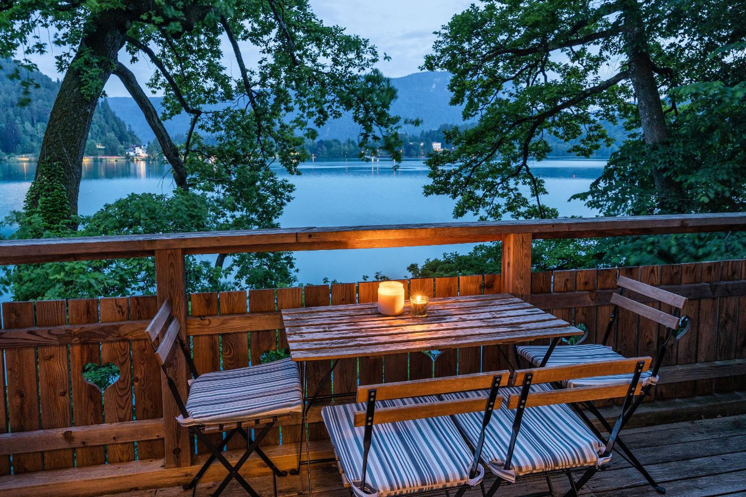 Private beach house on Lake Bled