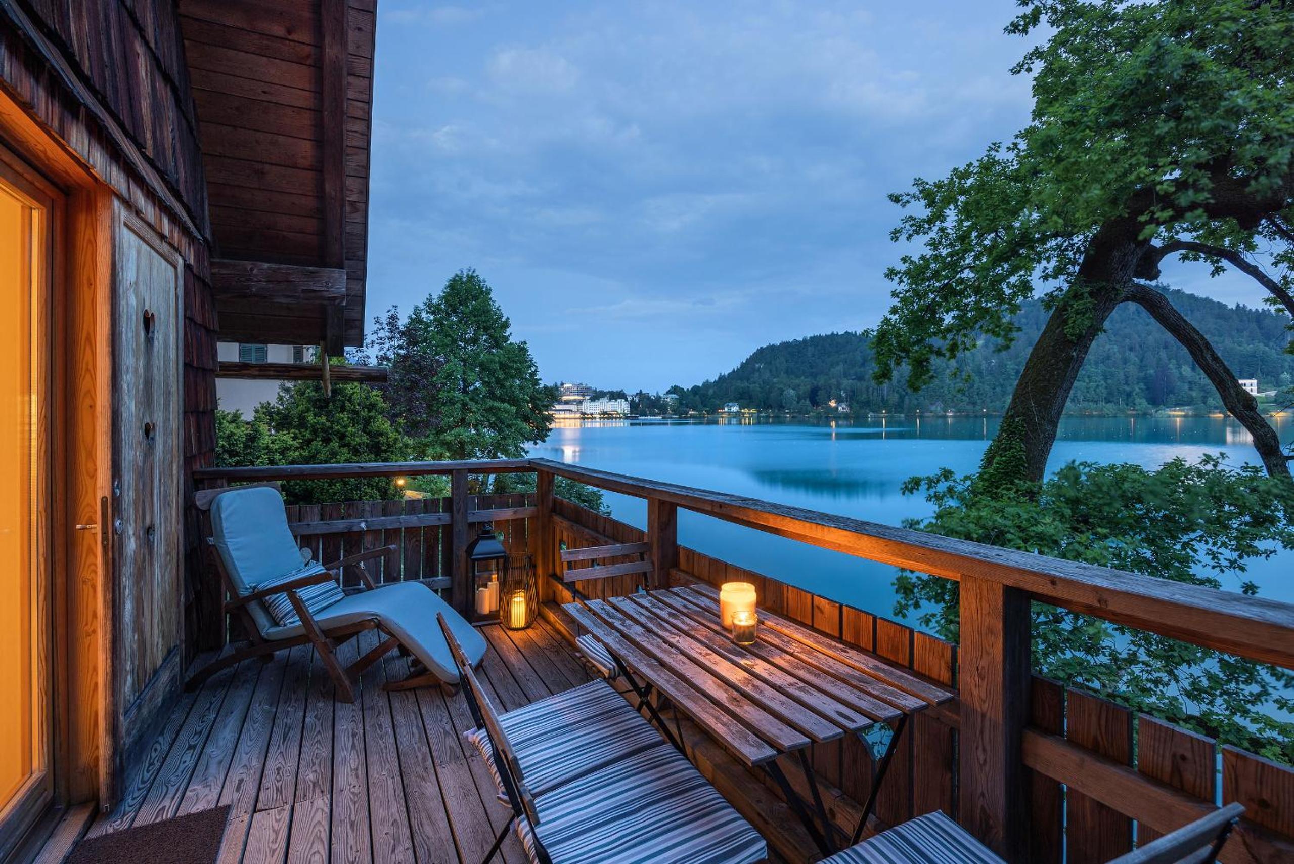 Private beach house on Lake Bled