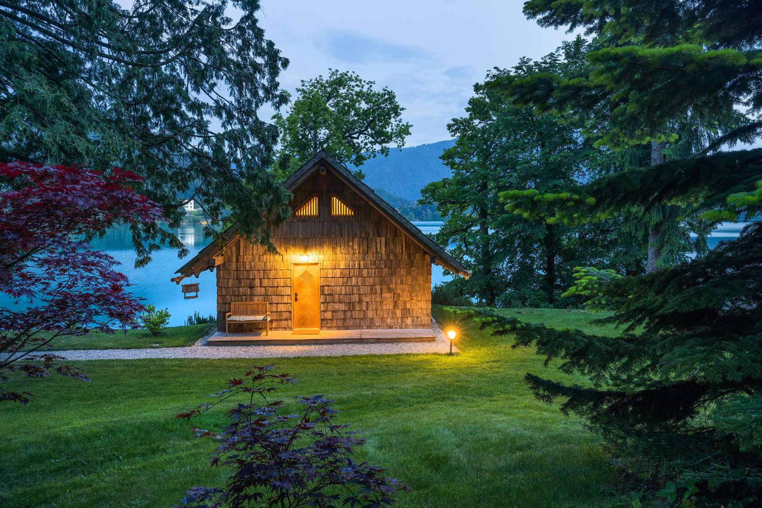 Private beach house on Lake Bled