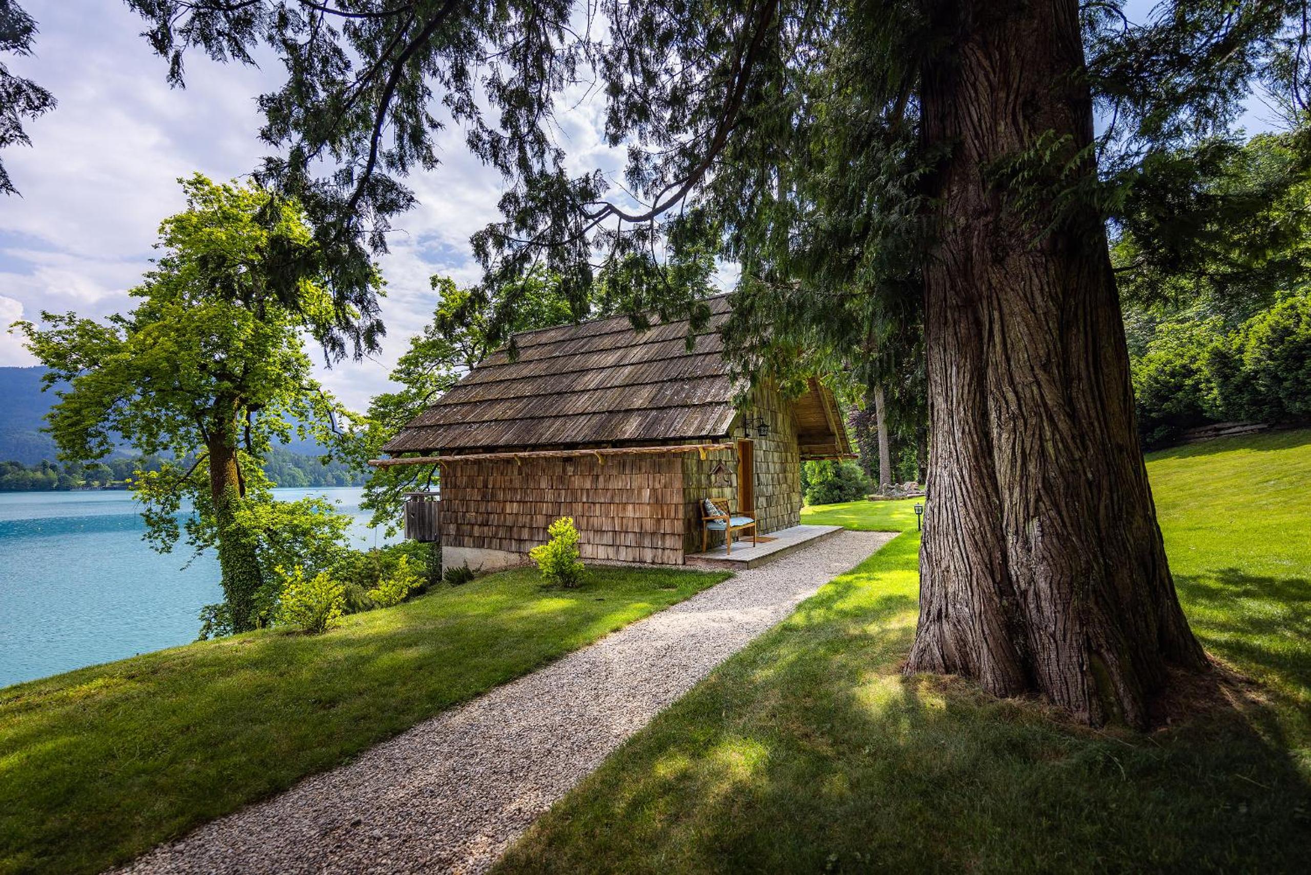 Private beach house on Lake Bled