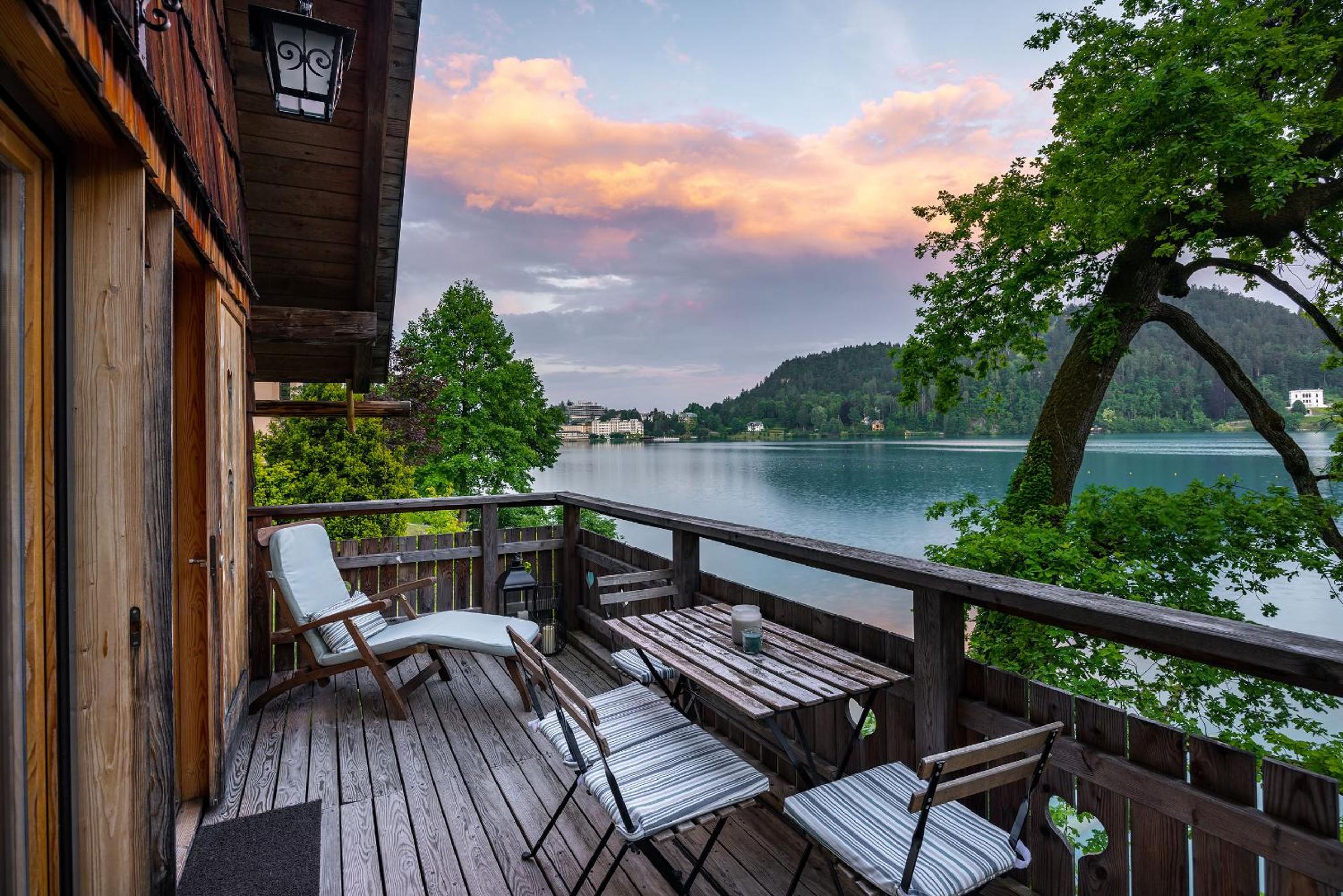 Private beach house on Lake Bled