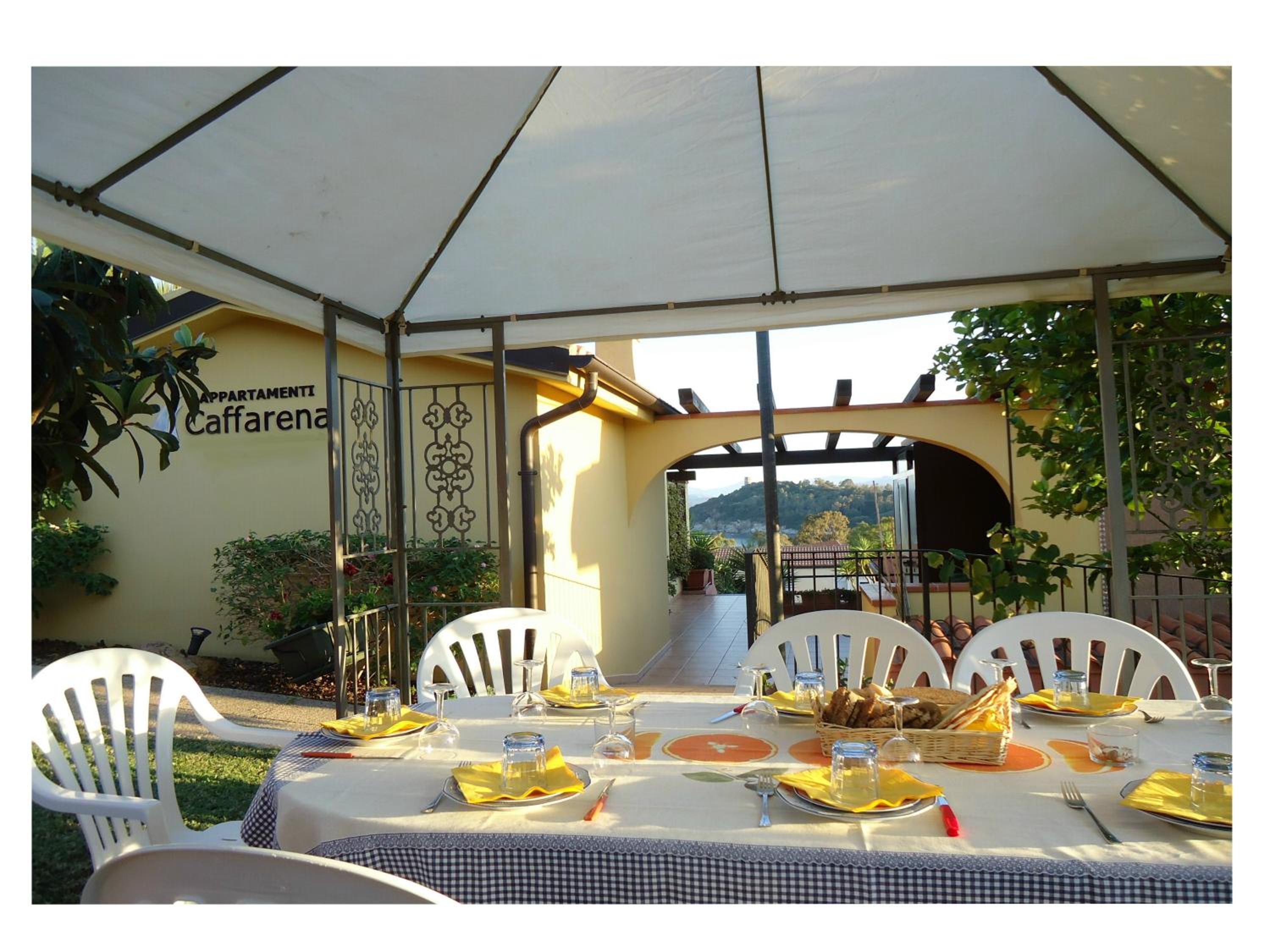 outdoor BBQ area