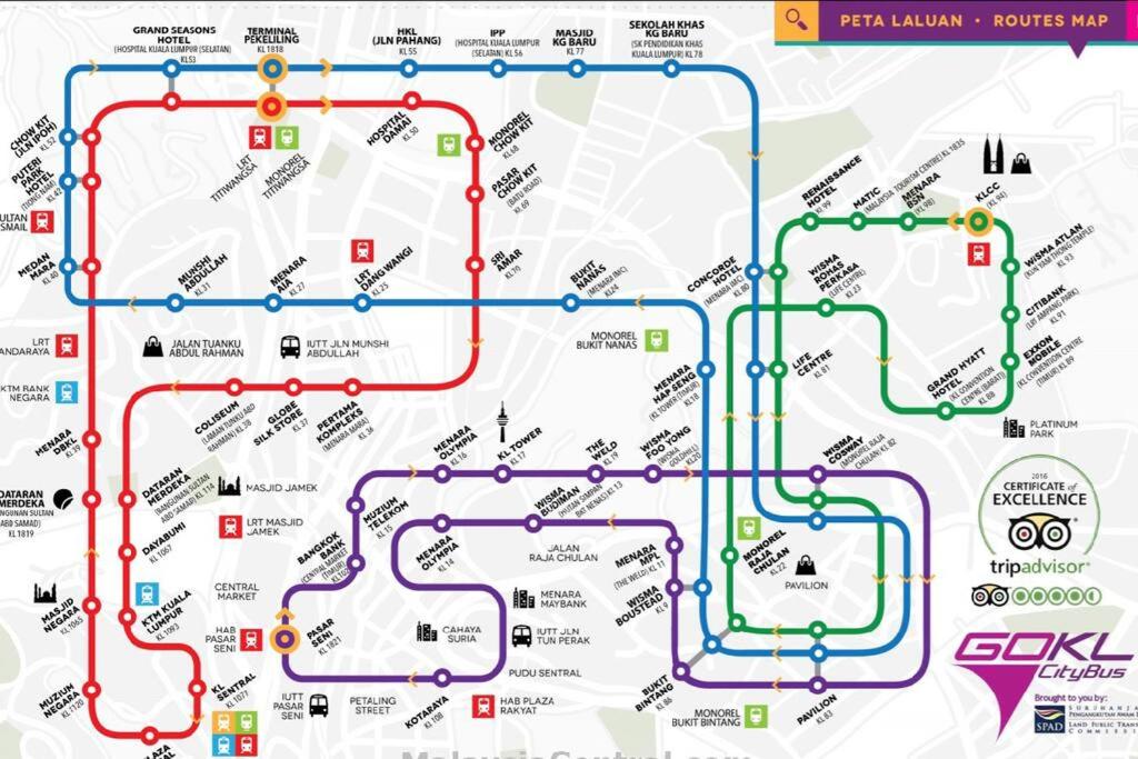 5mins to KLCC -Lvl32-2br-FreeParking