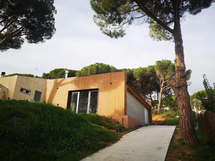 Casa bioclimática y ecológica de madera.