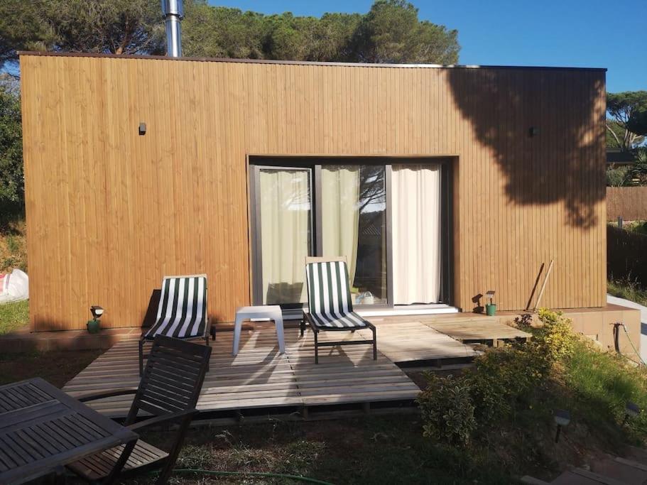 Casa bioclimática y ecológica de madera.