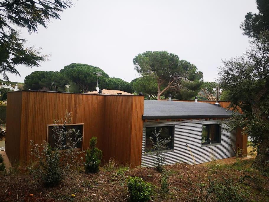 Casa bioclimática y ecológica de madera.