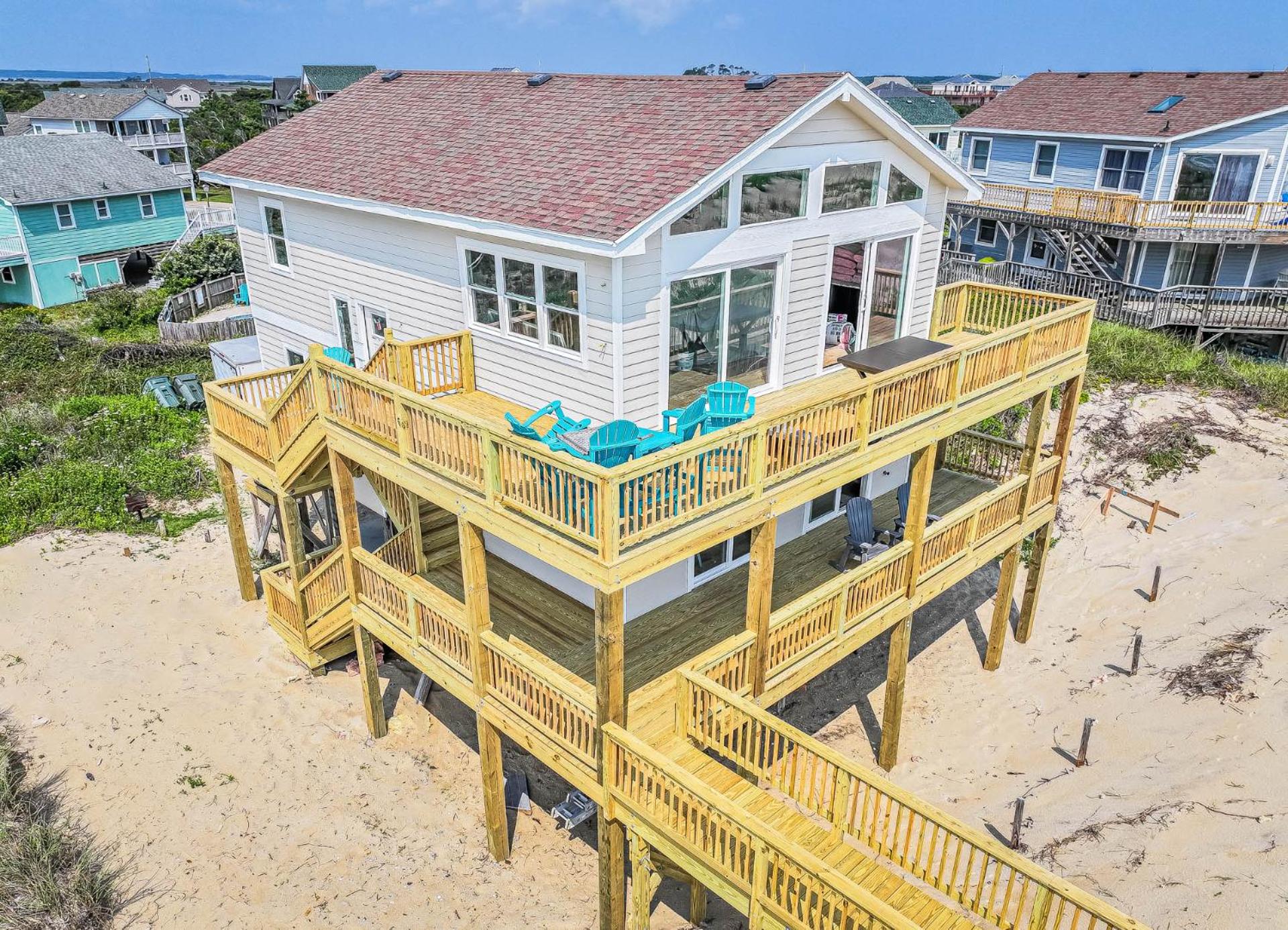 Aqua Dreams - S Nags Head MP 20, Oceanfront, Hot Tub, Rec Room, Arcade Game, Flex Stays All Year view 4