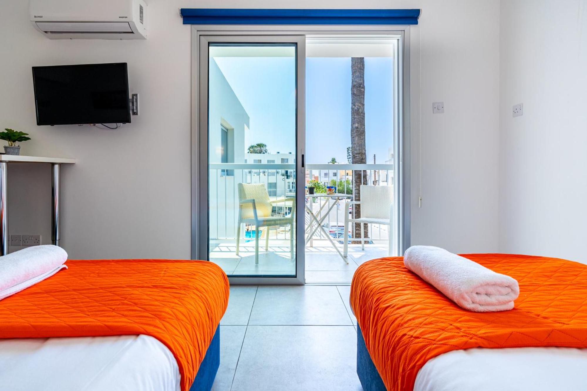 Tangerine Studio with Pool in Ayia Napa