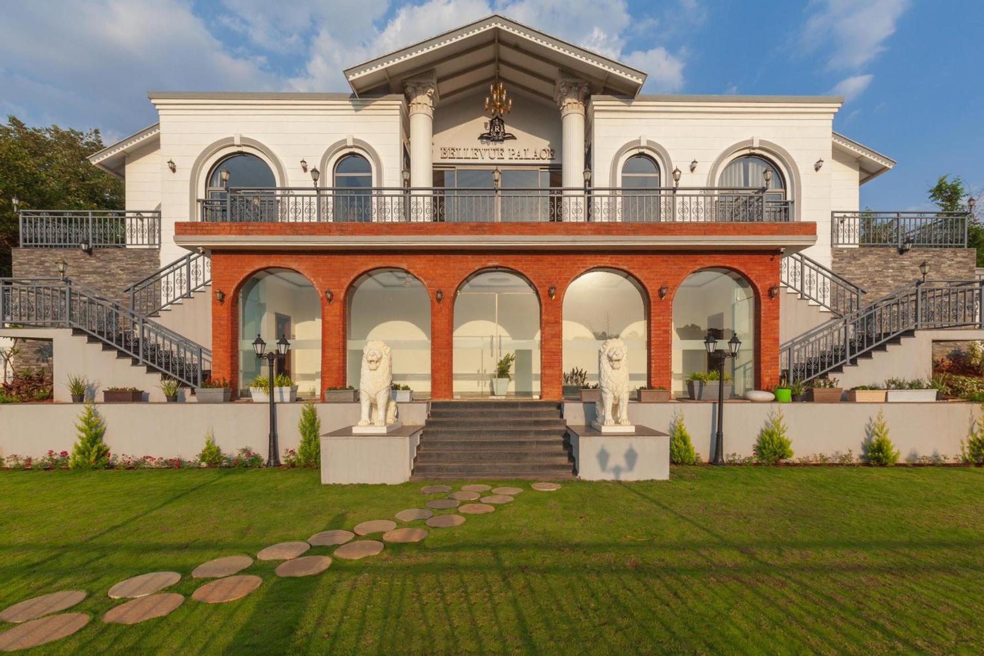 Bellevue Palace by StayVista - Lavish abode with a pool, Landscaped lawn, Gazebo & Adventure activities view 2