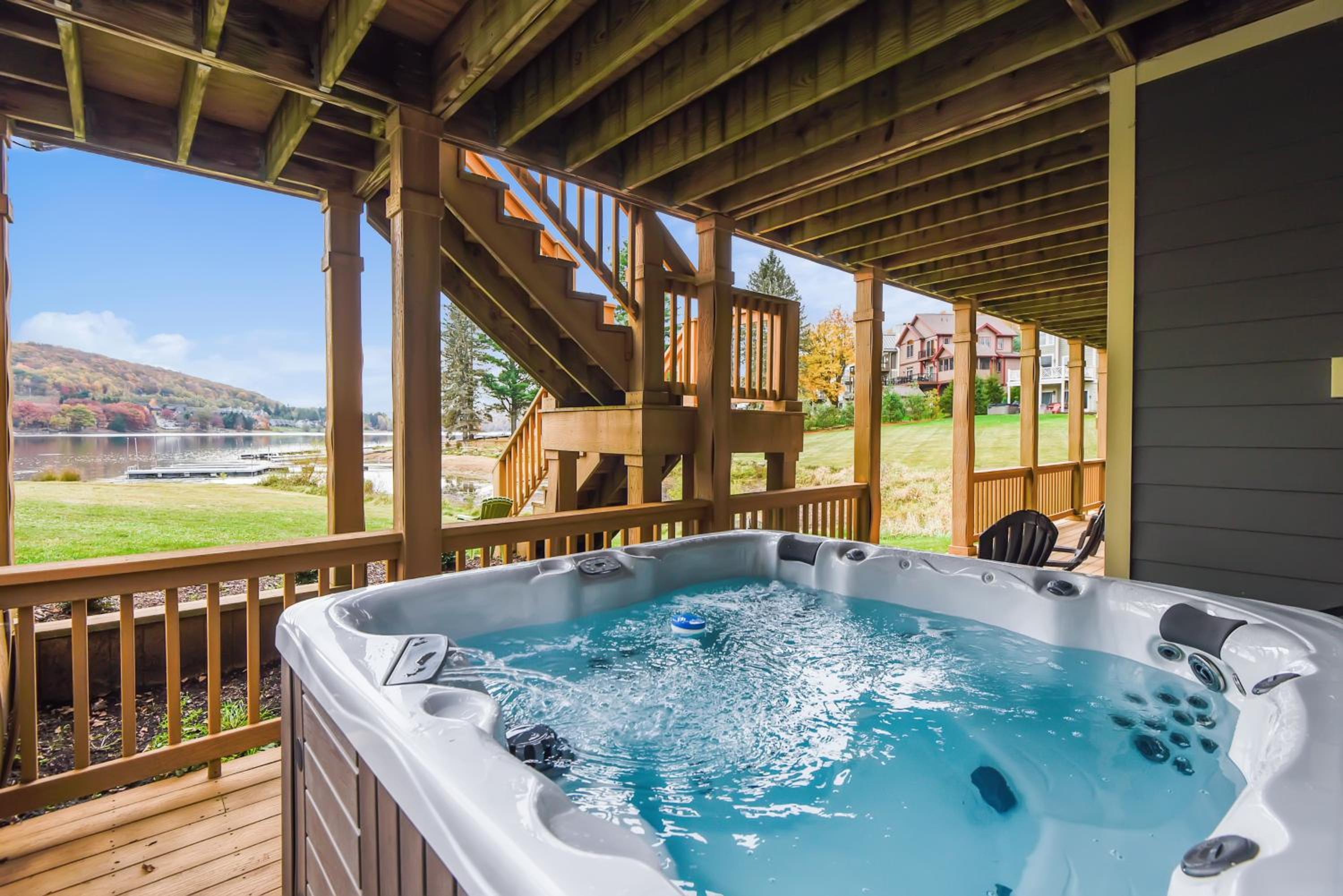 Walk to Wisp Slopes Stunning Lakefront Home view 4