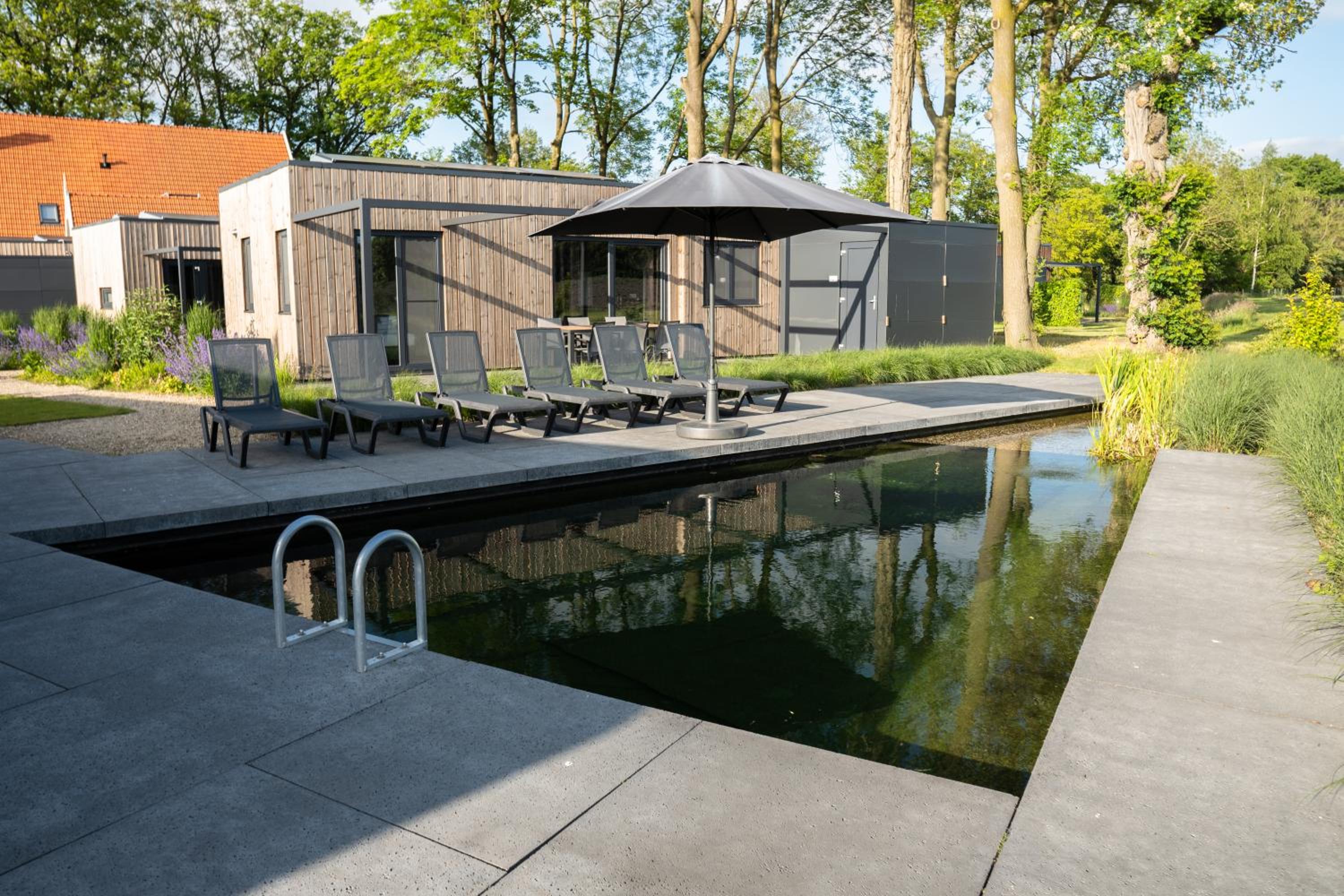 Hof Residence Amalia with hot tub & sauna | Private swimming pond | 20 pers. view 2