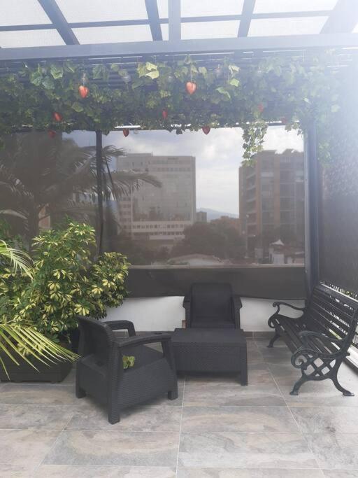 Spectacular studio with terrace, A/C poblado 301