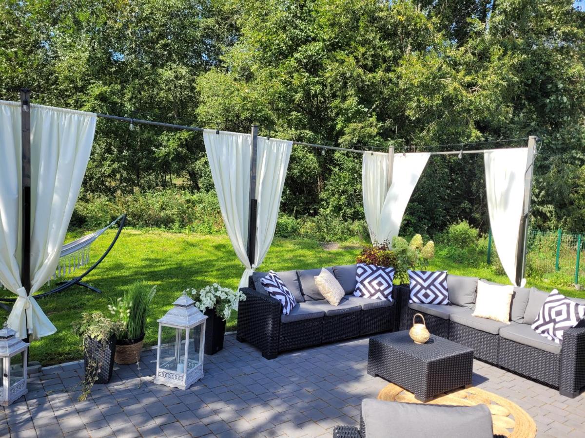 outdoor BBQ area