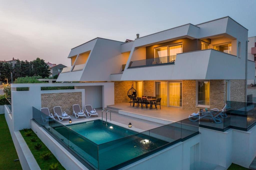 Villa Petra 1 - private pool view 3
