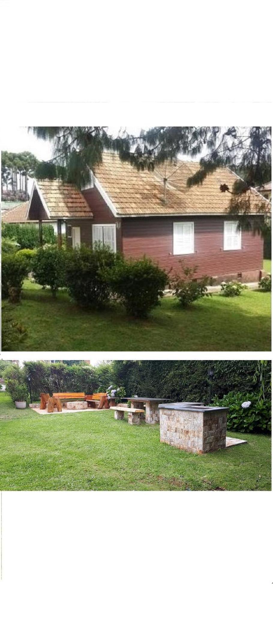 CJ Chalé de Madeira - Perfeito para Reunir Famílias e Amigos ao Redor da Lareira, Fogueira e Churrasqueira