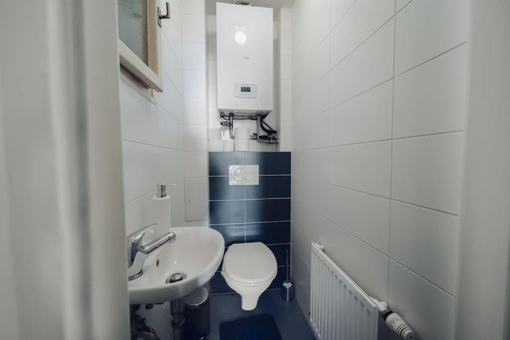 Downtown 2BD riverside apartment near dancing house