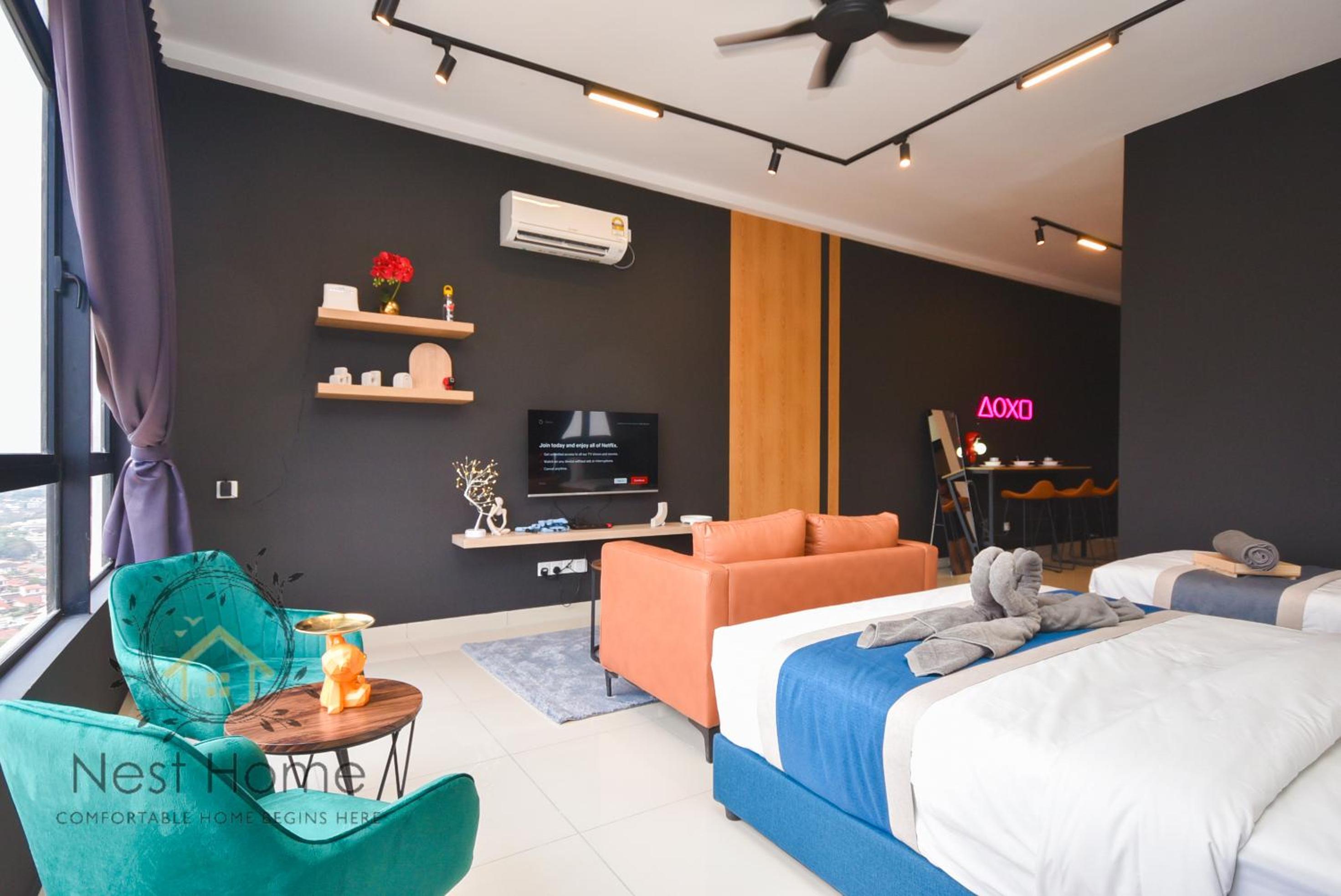 Twin Tower Residence by Nest Home【5 mins walk to CIQ】