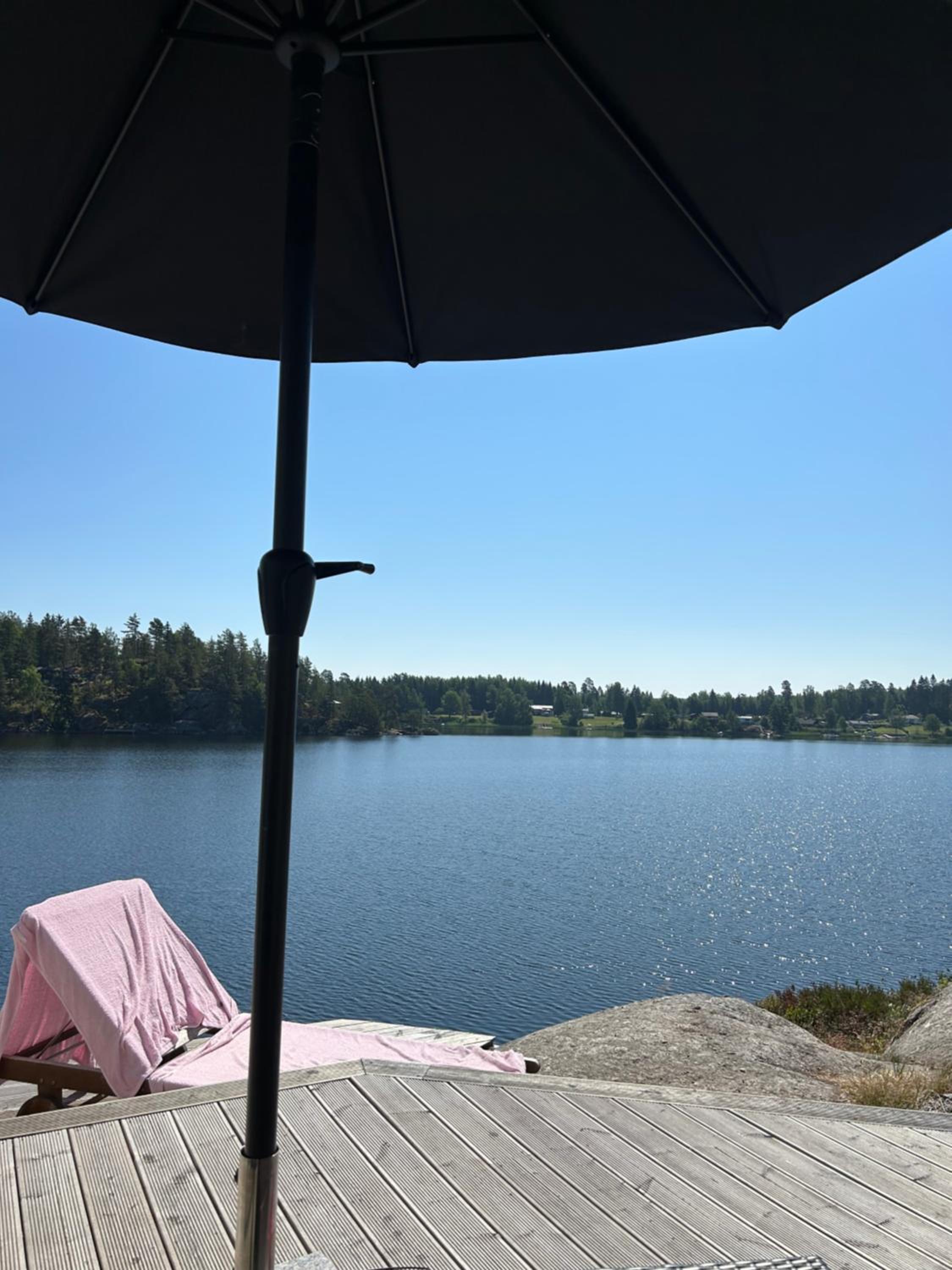 Lyseren waterfront cabin view 2