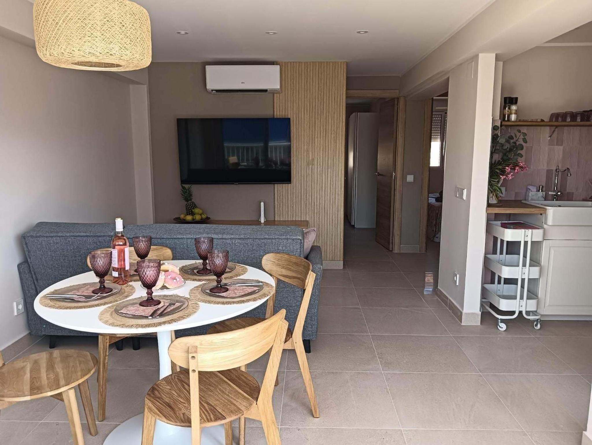 Apartamento Alejandro Gandia Playa con vistas al mar, parking!
