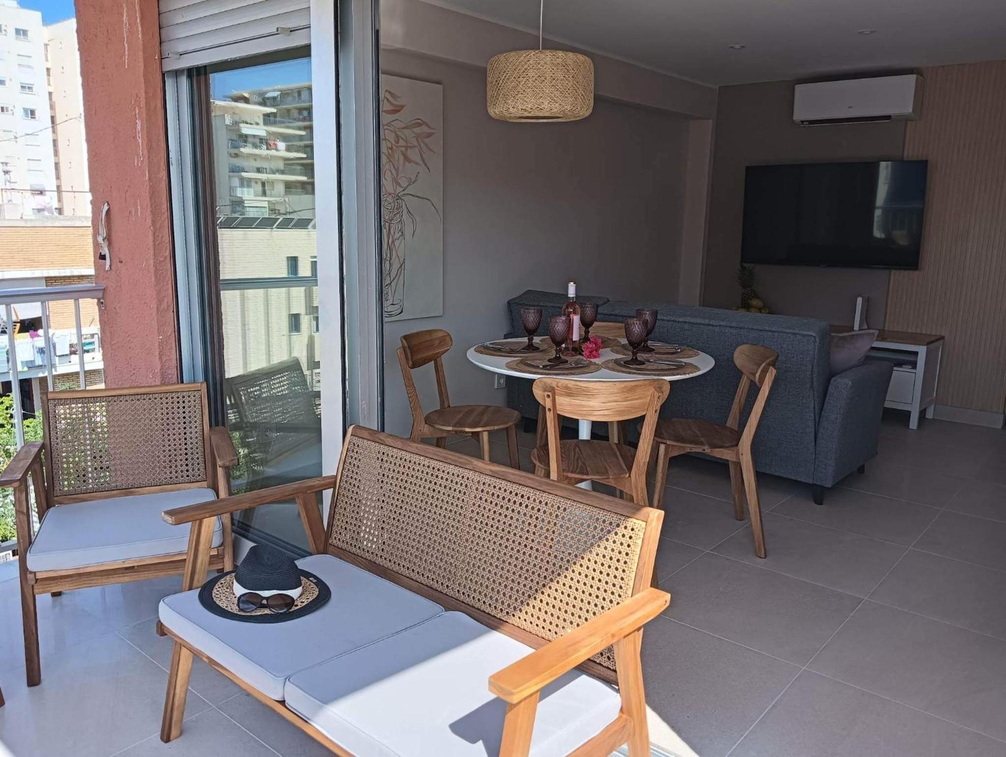 Apartamento Alejandro Gandia Playa con vistas al mar, parking!