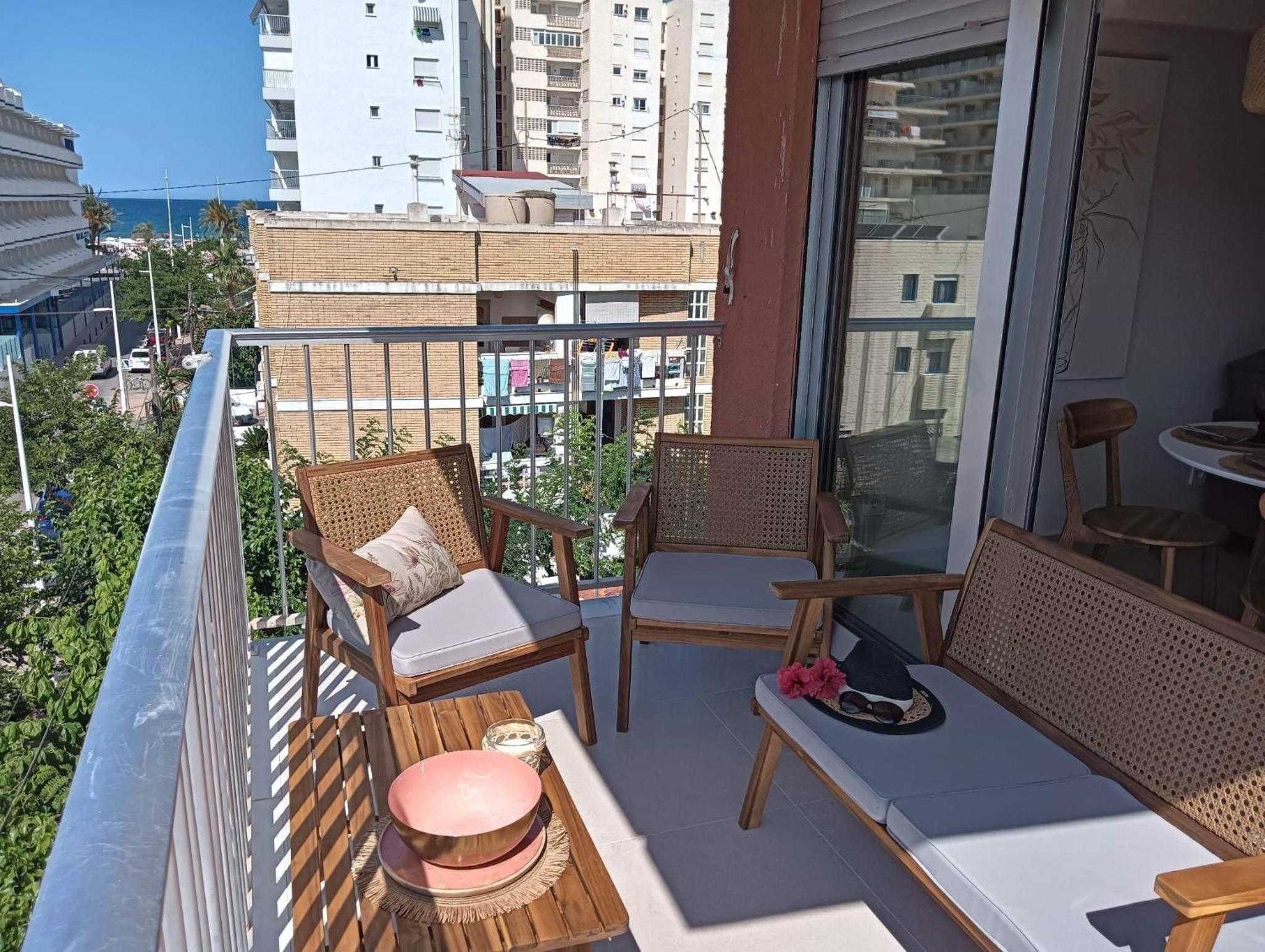 Apartamento Alejandro Gandia Playa con vistas al mar, parking!