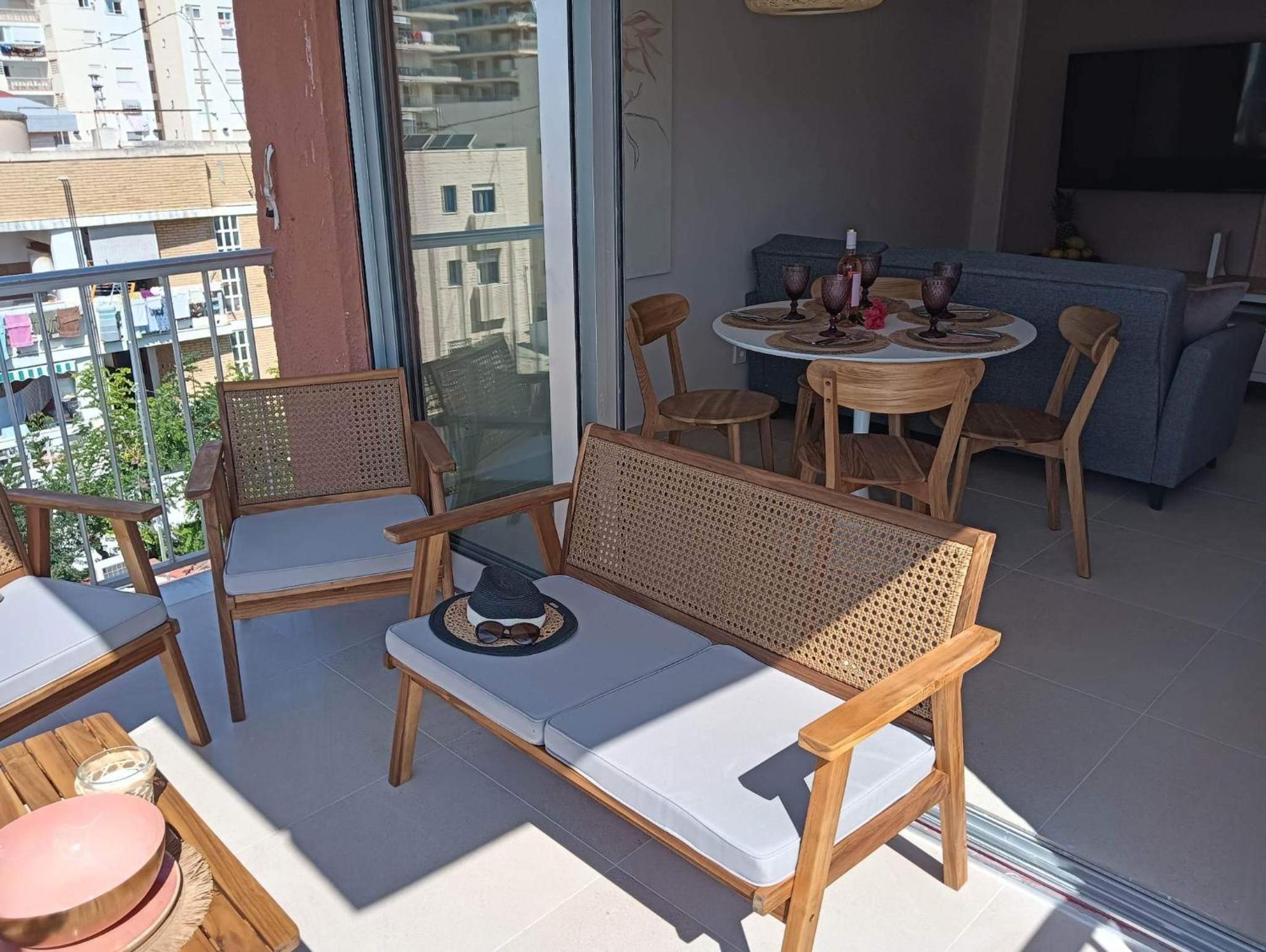Apartamento Alejandro Gandia Playa con vistas al mar, parking!