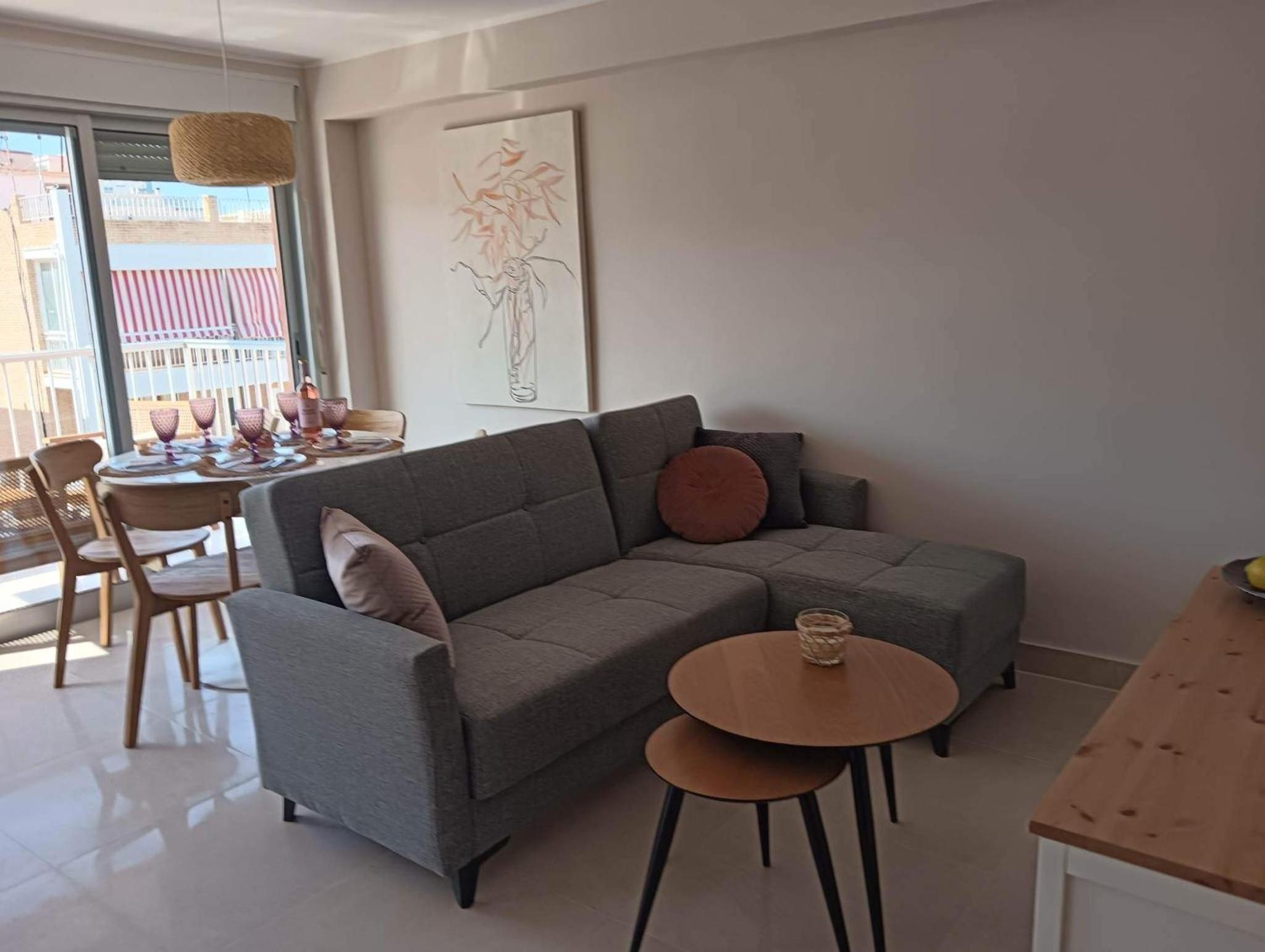 Apartamento Alejandro Gandia Playa con vistas al mar, parking!