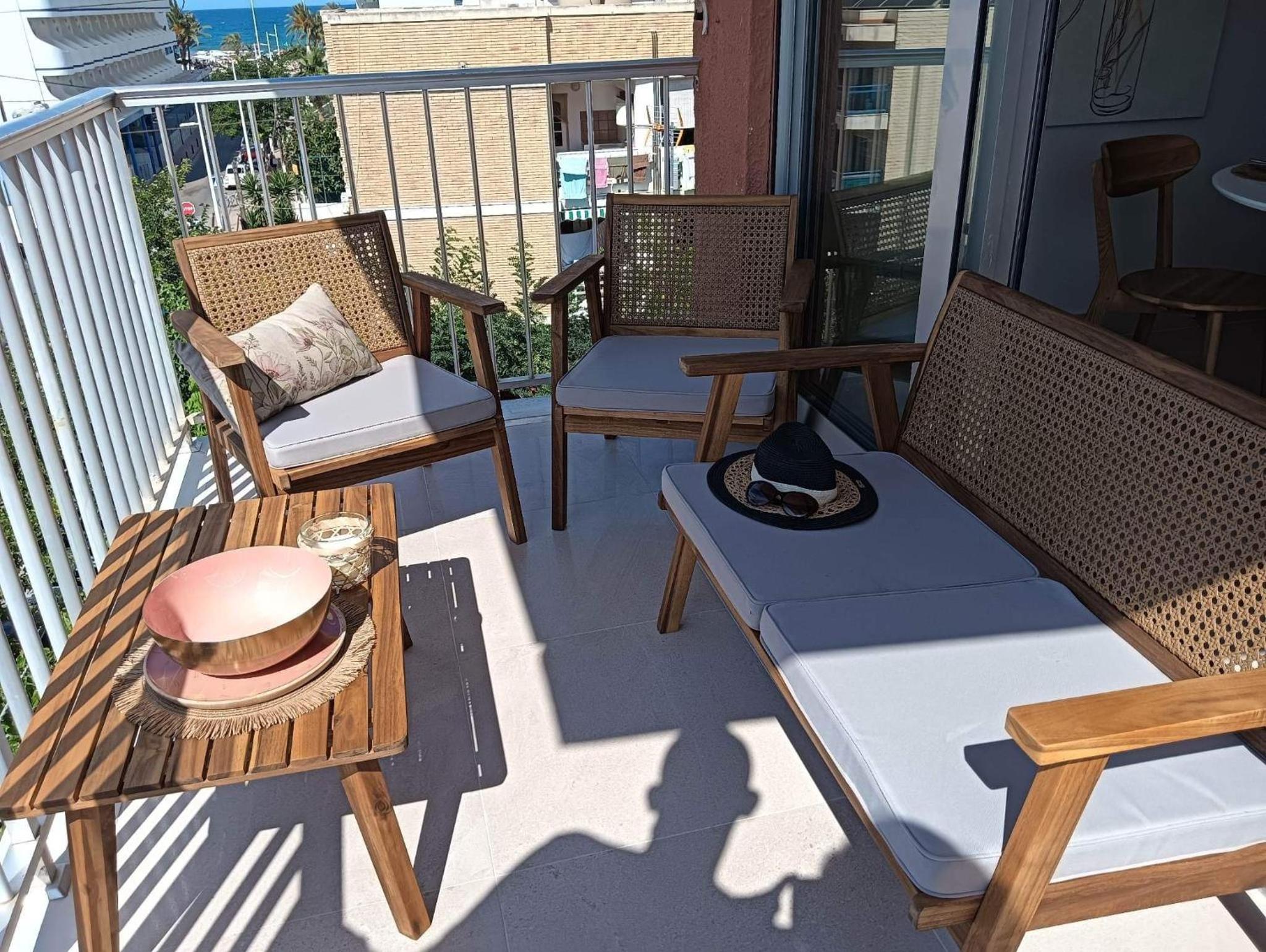 Apartamento Alejandro Gandia Playa con vistas al mar, parking!