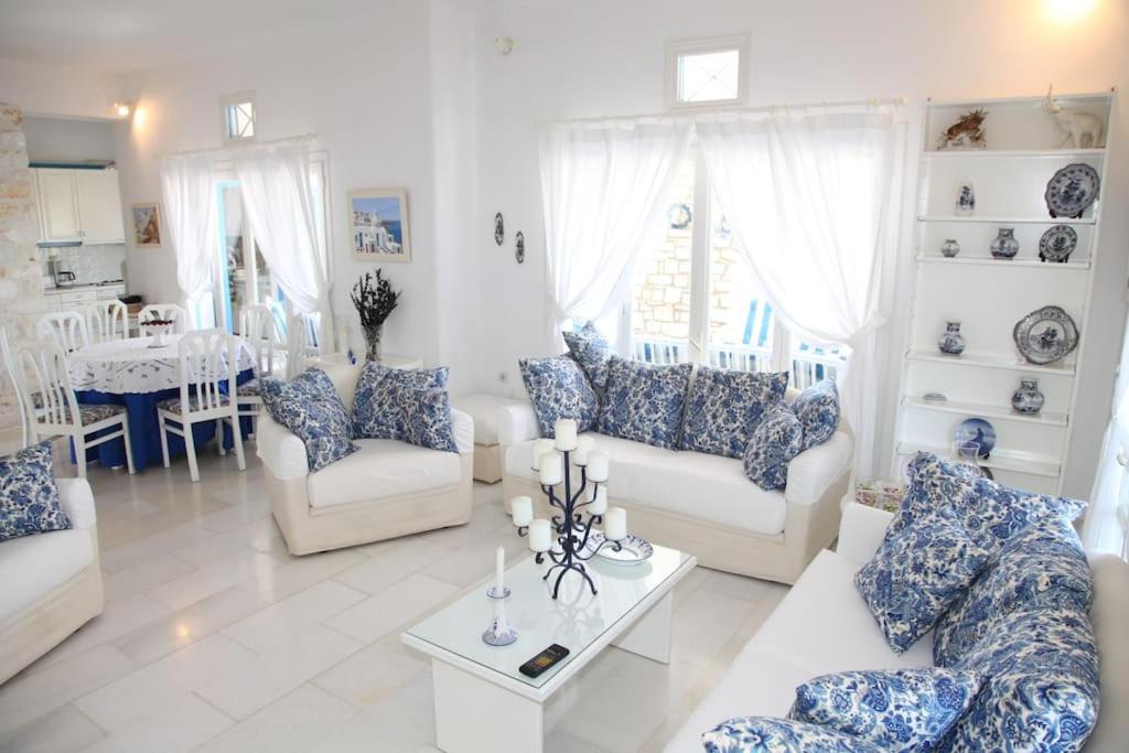 Stunning Sea front Villa Keroessa, Paros view 5