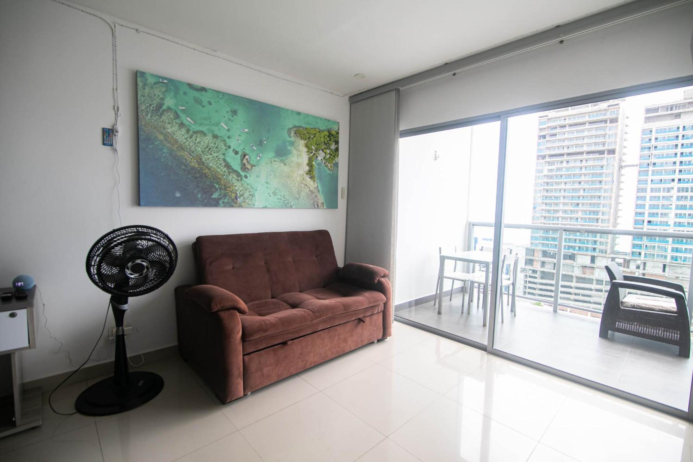 Great apartment in Bocagrande with sunset & beach view