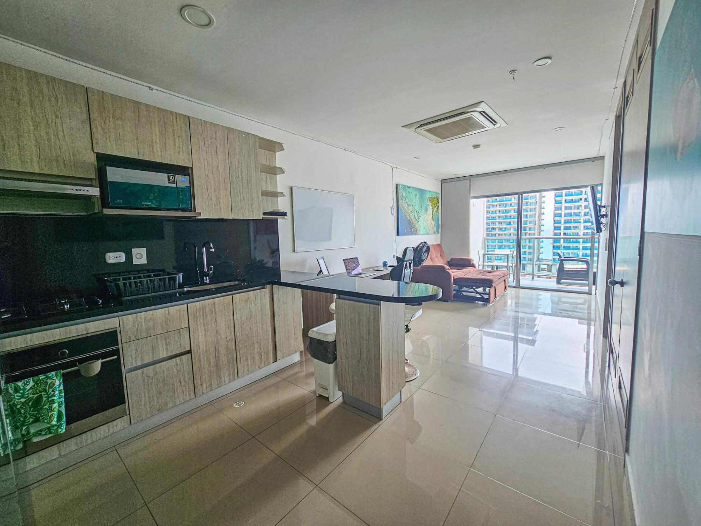 Great apartment in Bocagrande with sunset & beach view