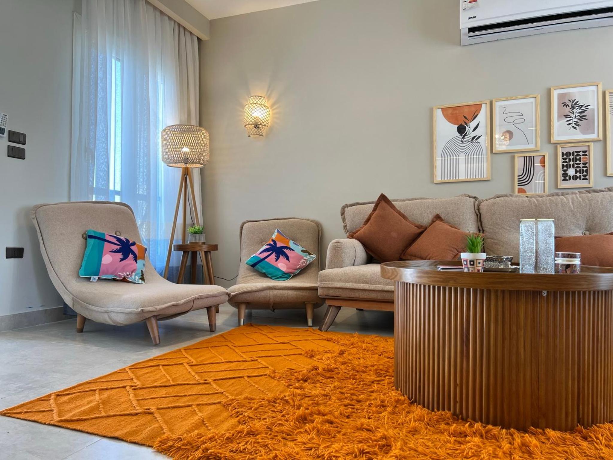 Premium Twin house with Private Garden Mountain View North Coast Sahel