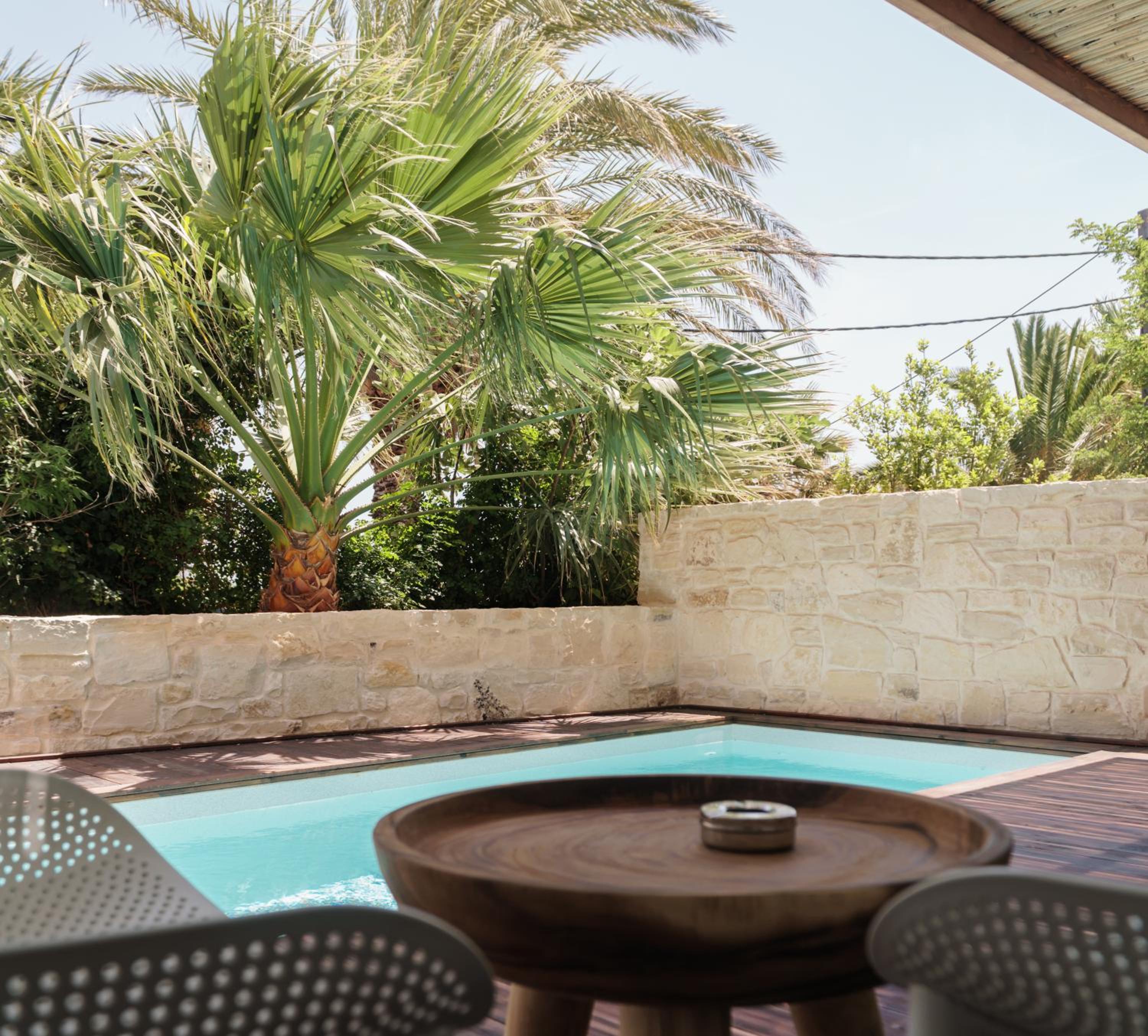 outdoor BBQ area
