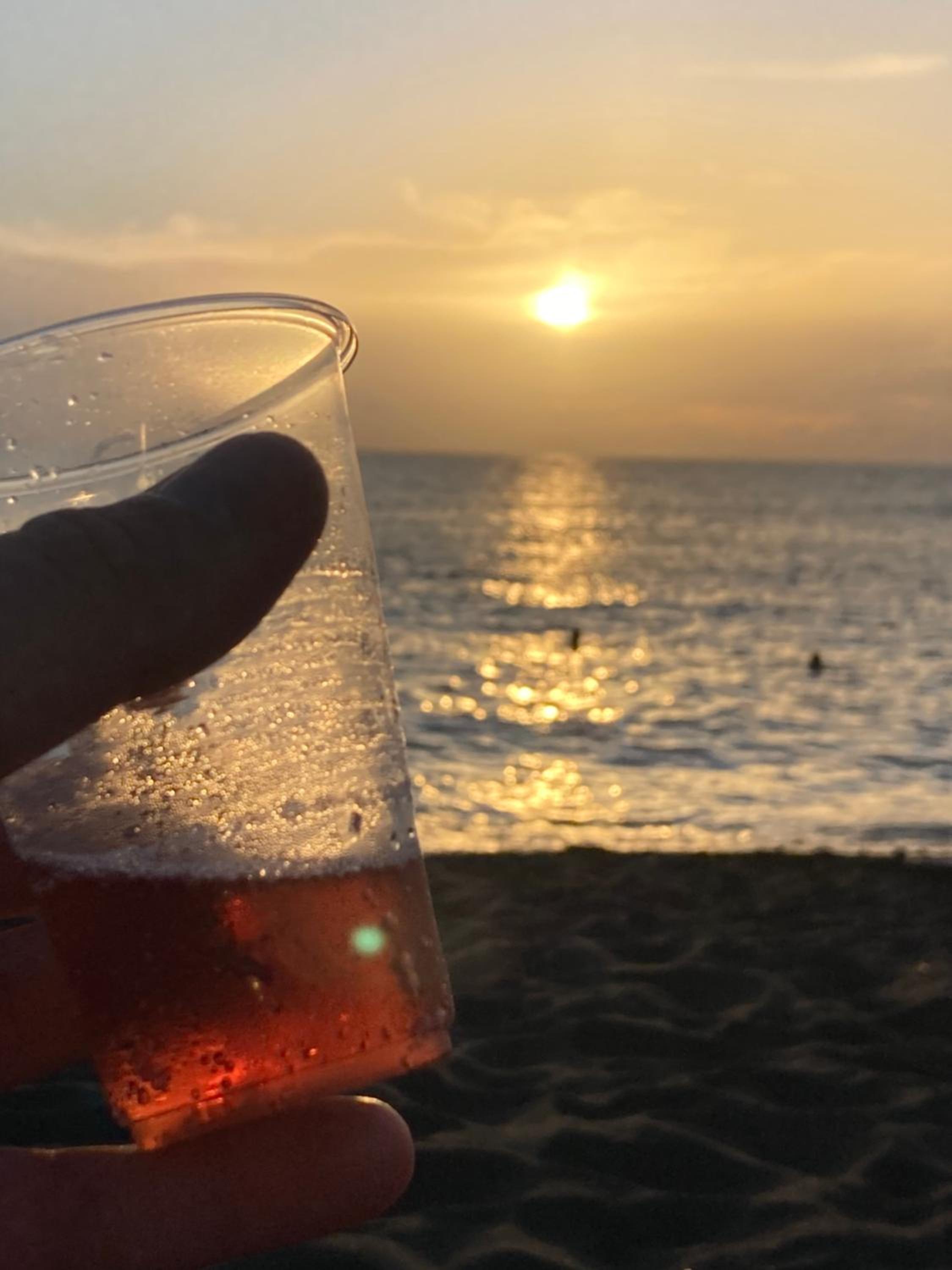 SUNSET in Arena beach