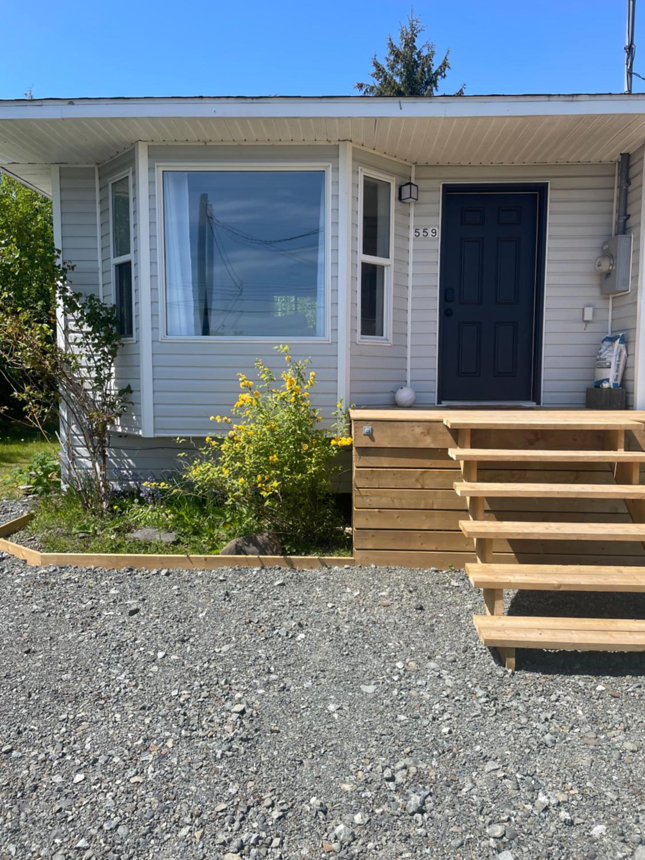 Sunrise Mountain view Skidegate House