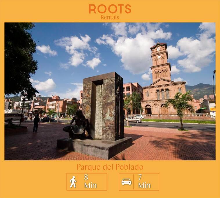Aparta estudio cerca al Parque Lleras M202 By Roots Rentals