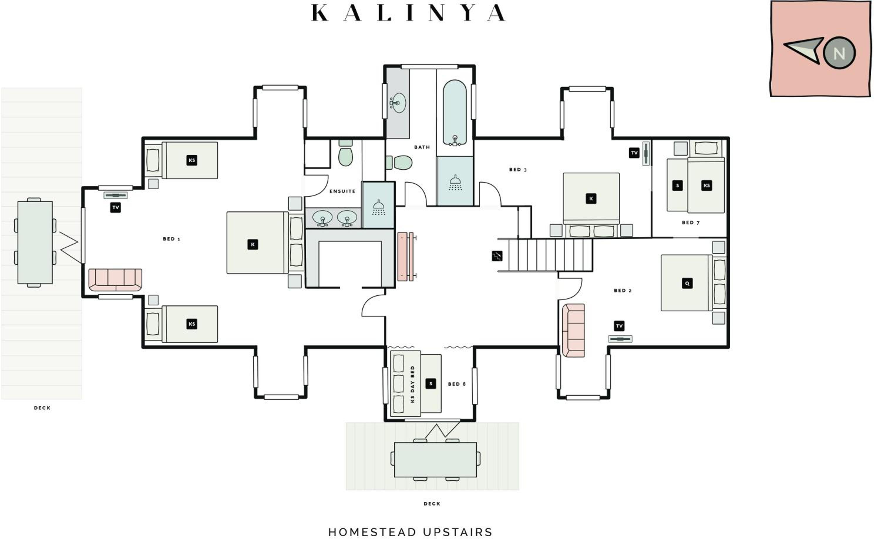 Kalinya Estate Platinum- Homestead, Lodge & Barn- up to 34 guests