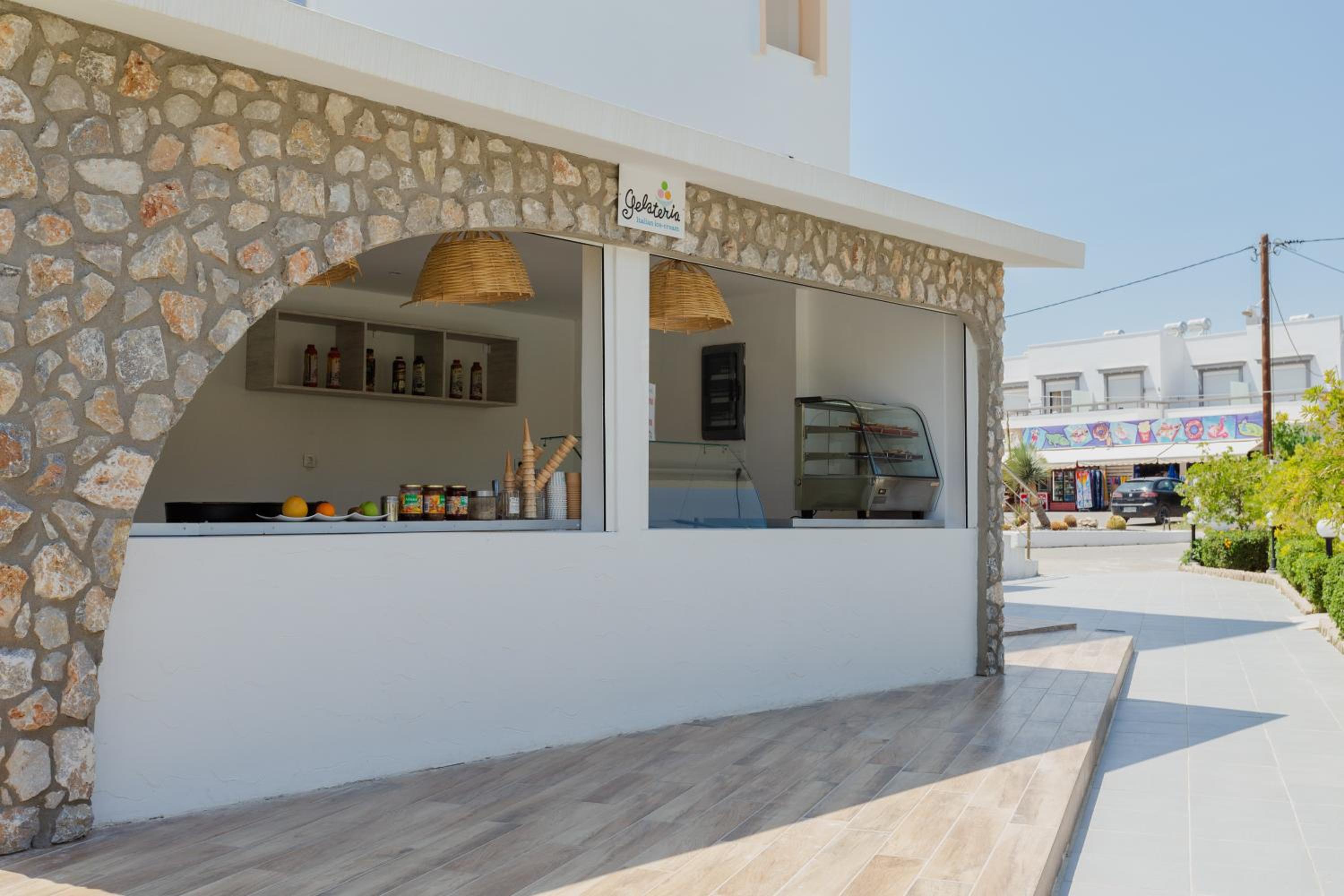 outdoor BBQ area