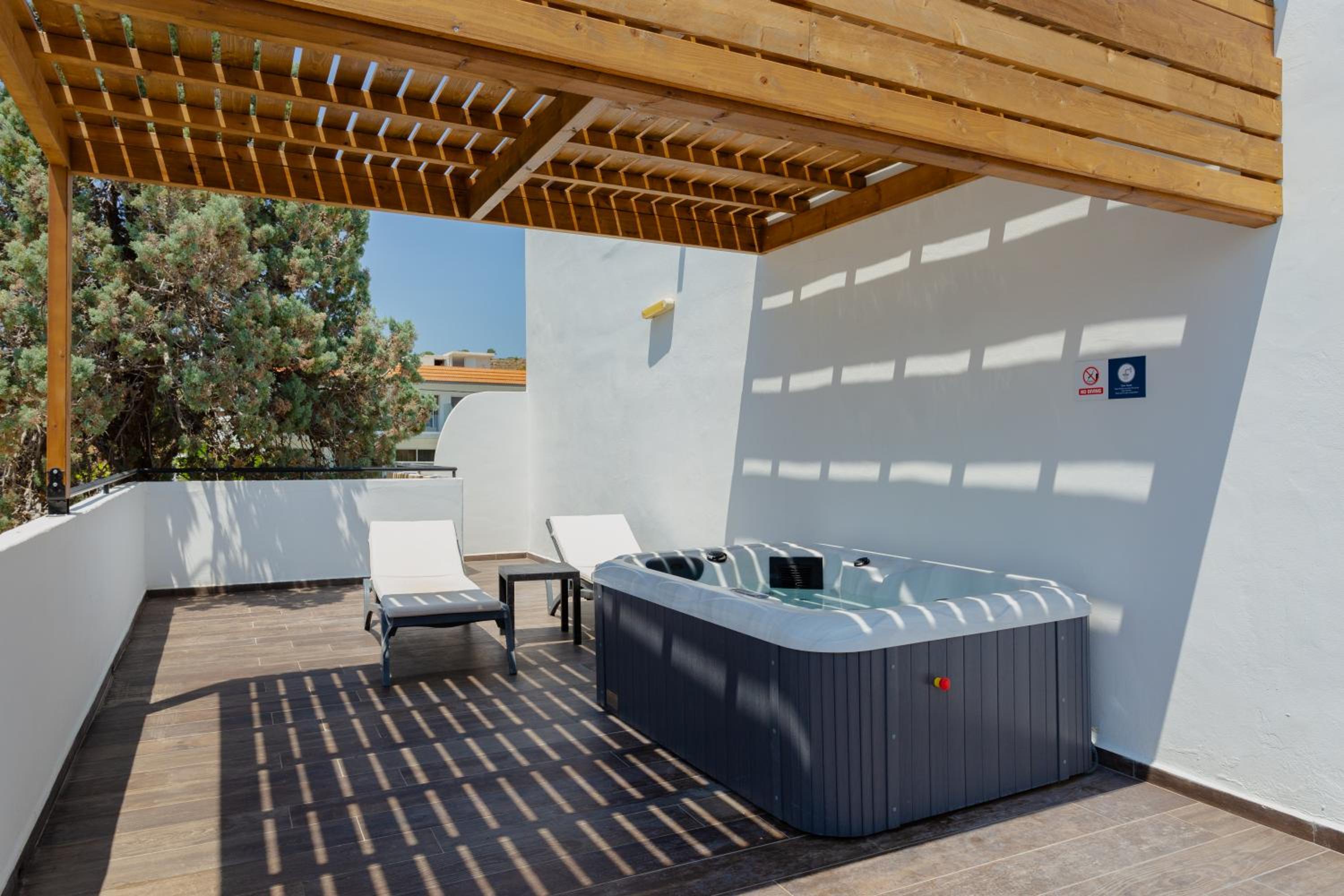 outdoor BBQ area