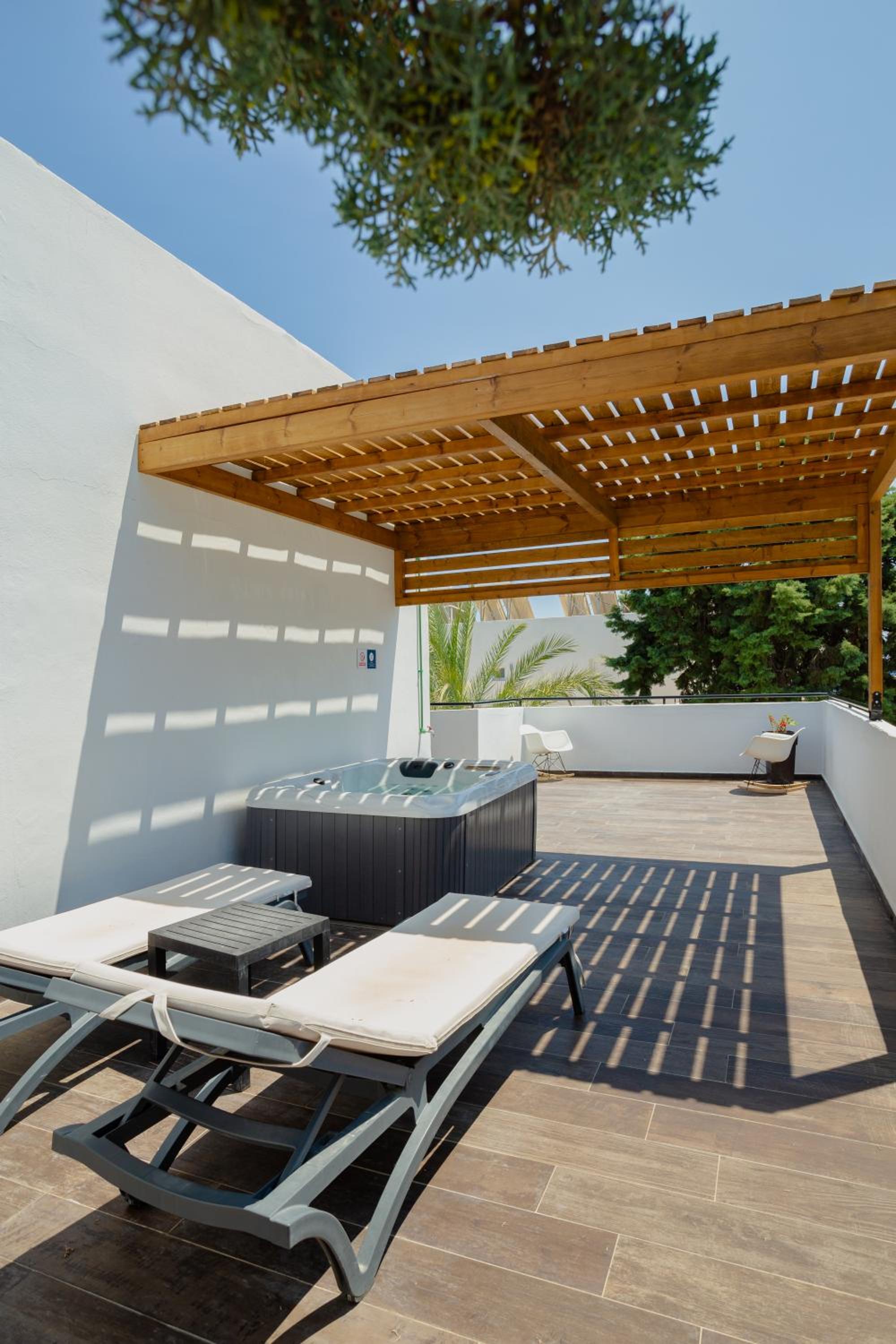 outdoor BBQ area