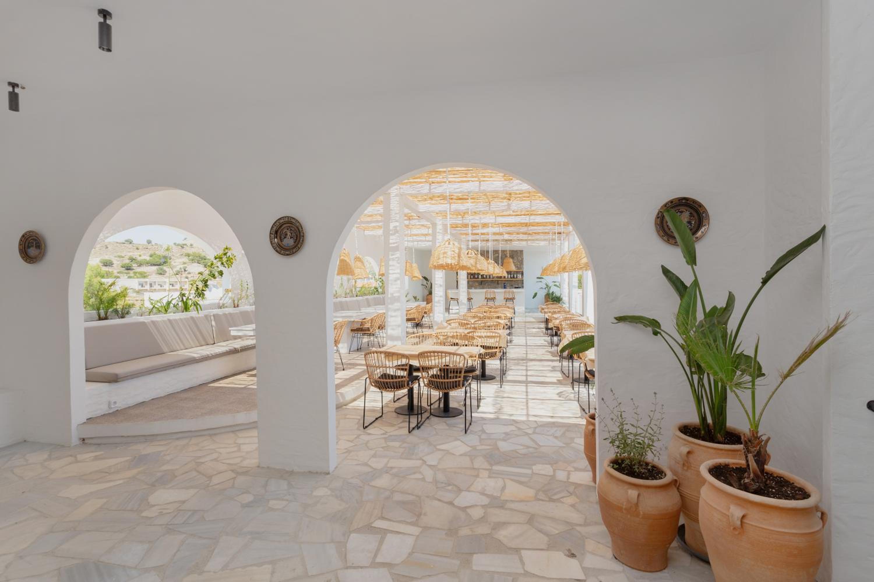 outdoor BBQ area