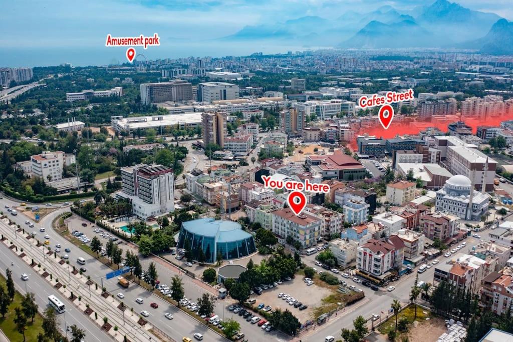 Erasta avm 2dk Konyaaltı plajı 3km geniş daire'16'