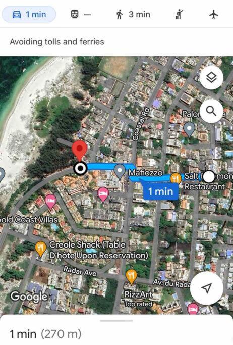 Spacious beach property in Flic en Flac